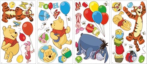 Miniatura 3 de Disney RoomMates RMK1498SCS Disney Winnie The Pooh and Friends - Calcomanías de pared para despegar y pegar