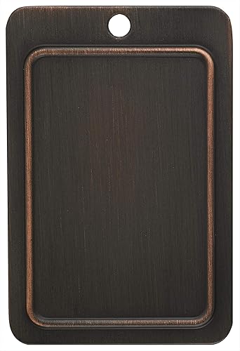 Miniatura 8 de Amerock  Placa de pared  Bronce aceitado  Cubierta de placa de interruptor basculante de 3  Mulholland  1 paquete  Placa de pared Decora  Cubierta