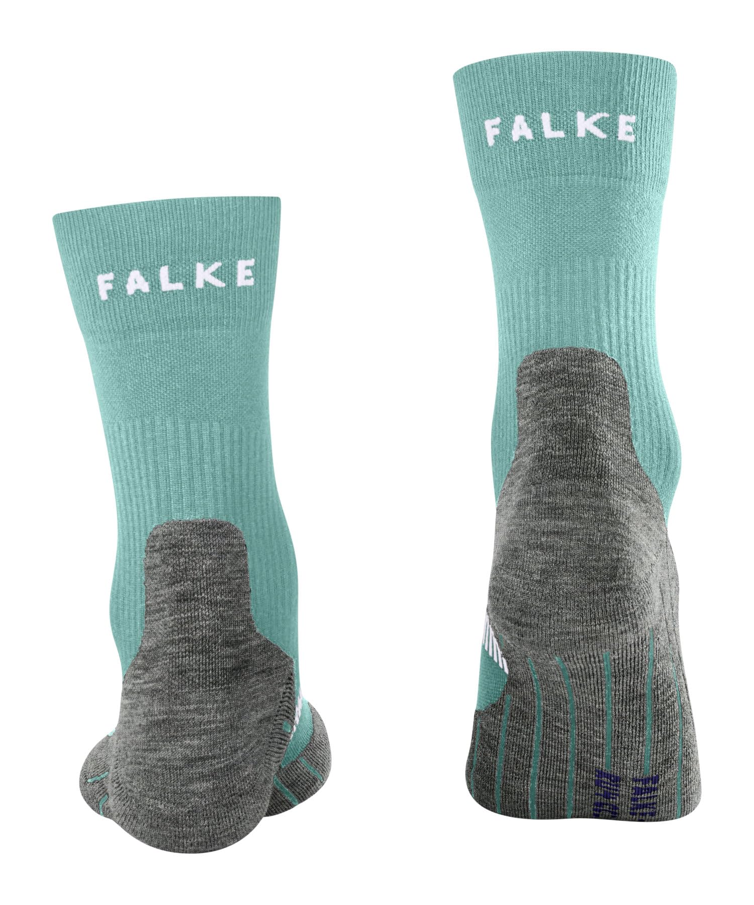 FALKE Damen Laufsocken RU4 Endurance Cool W So Funktionsmaterial antiblasen 1 Paar, Blau Fiji 6423, 35-36 – Ansicht 2