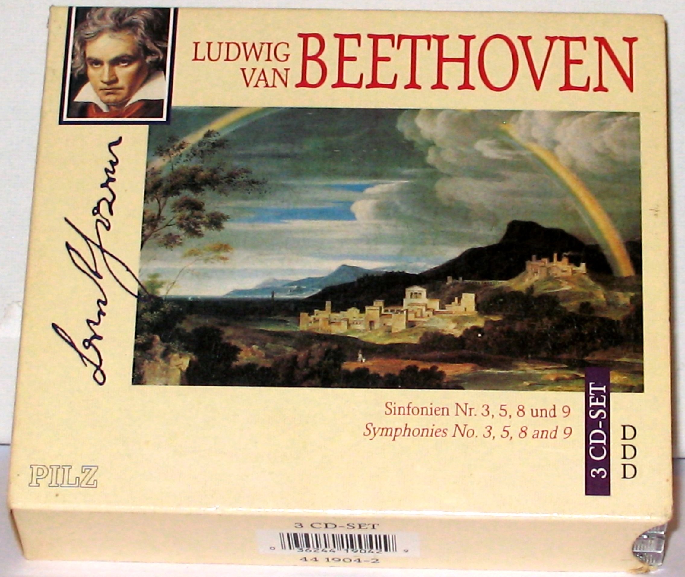 Symphonies 3,5,8,9 3-Cds [Audio CD] Beethoven