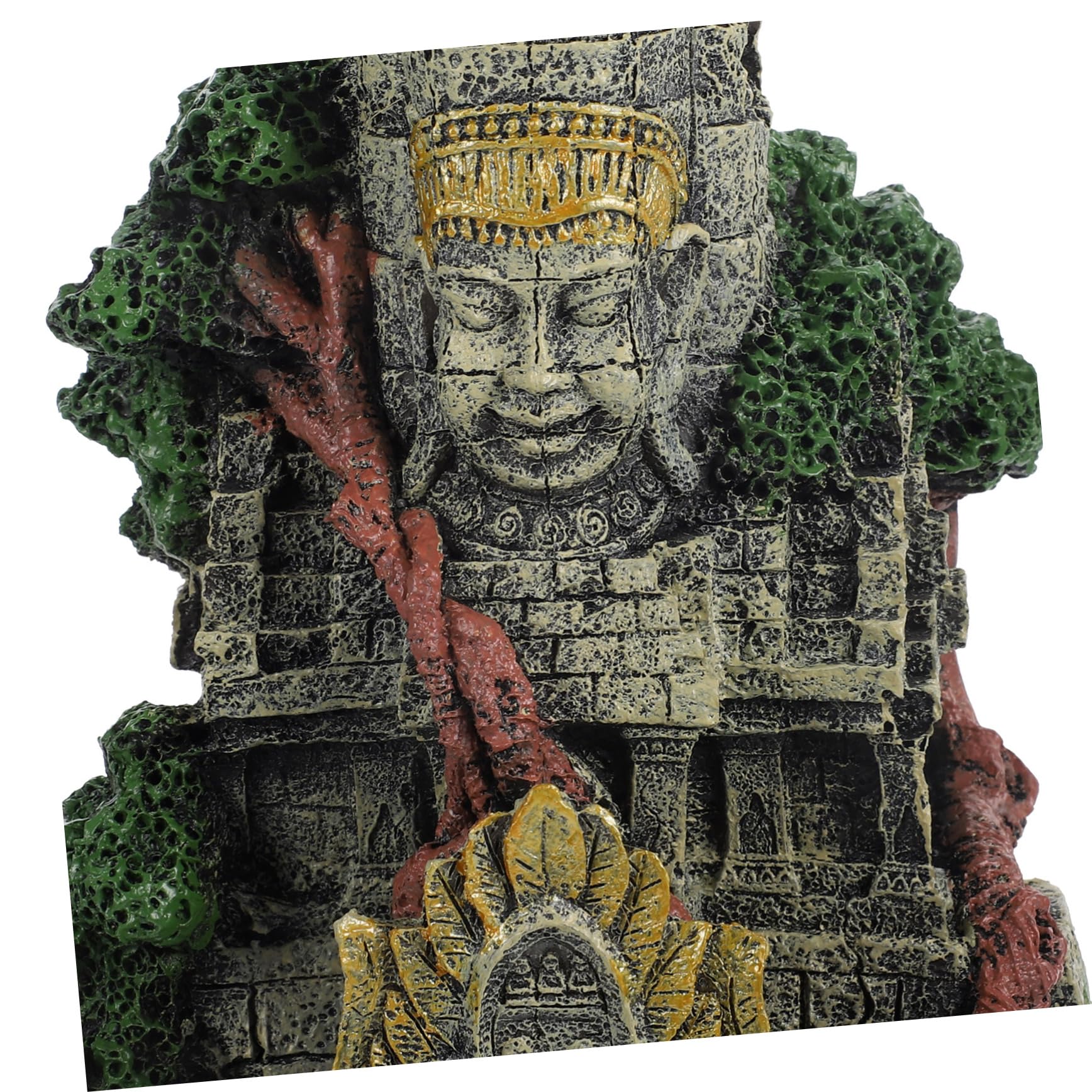 Adorno De Pecera Templo De Acuario Decoración De Resina Duradero para Acuario