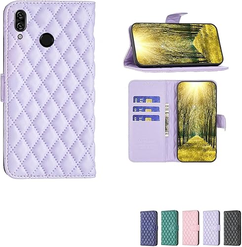 Case for Kalley Black c Case Compatible with Kalley Black c Phone Case Cover Flip Stand Cover Women Wallet Purple