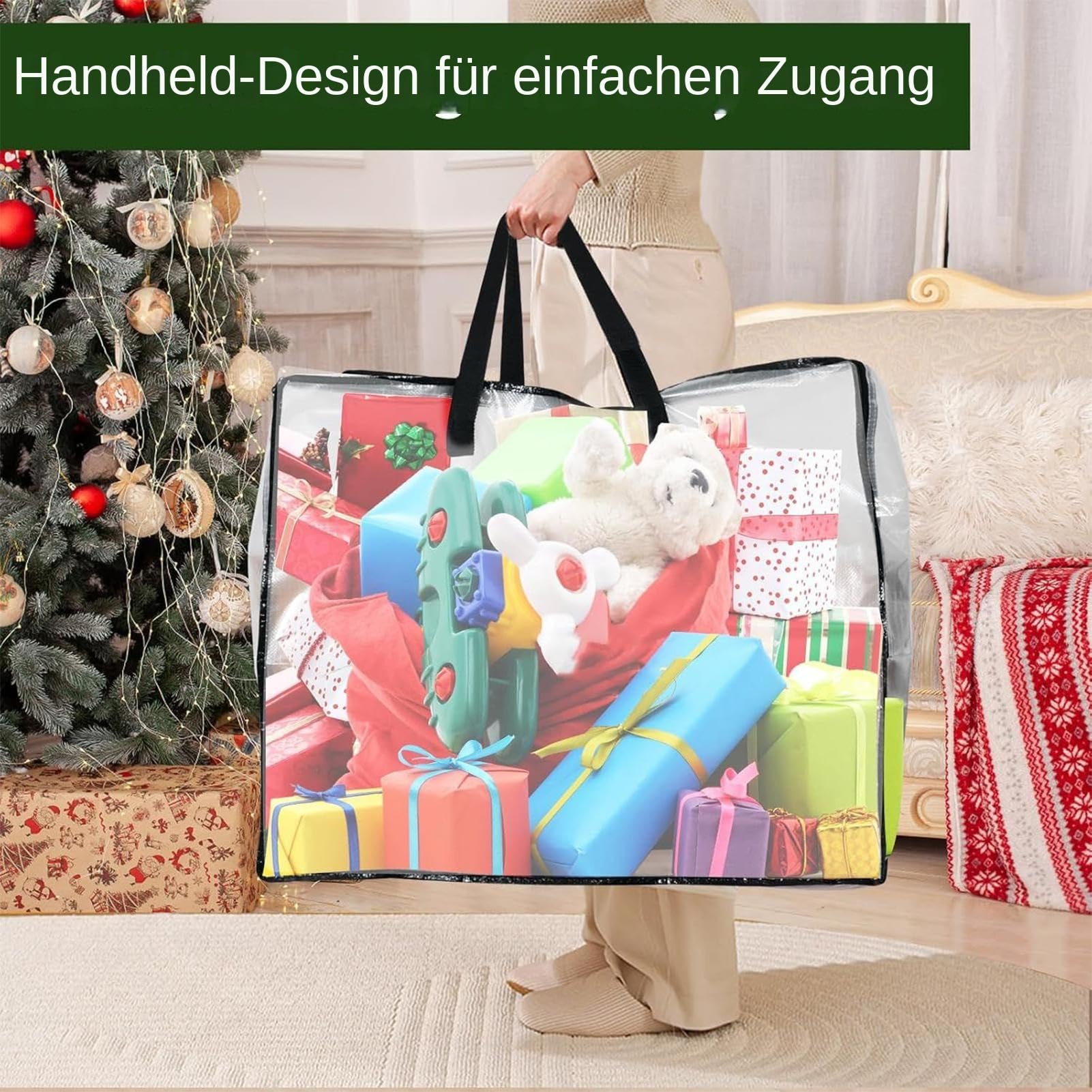 Pojemnik do Przechowywania Wieńców 5 Sztuk Przezroczysty Organizer Do