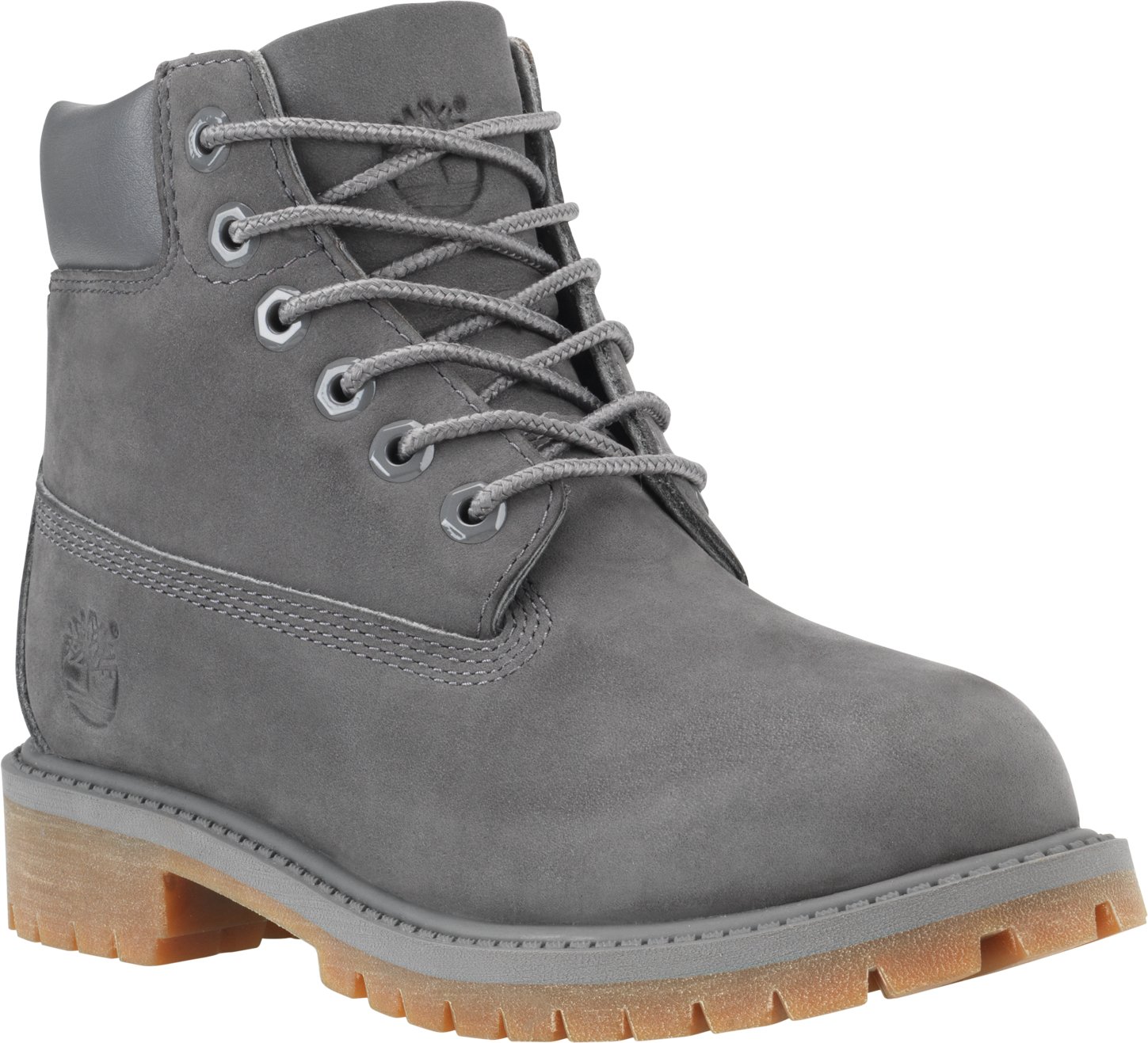 Timberland Junior 6 Inch Premium Waterproof Boots #TB0A14ZZ (6) Grey Mono