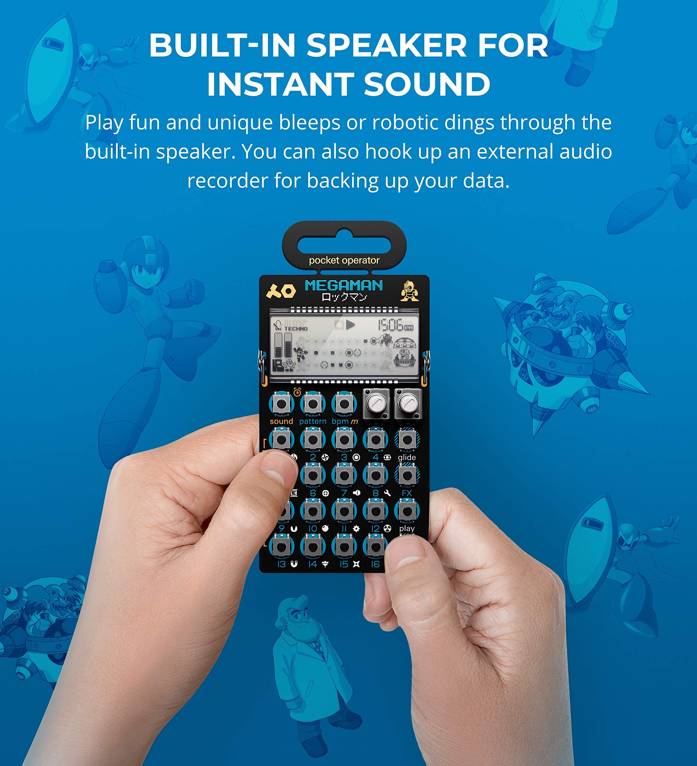 Amazon.com: teenage engineering Pocket Operator PO-128 MegaMan