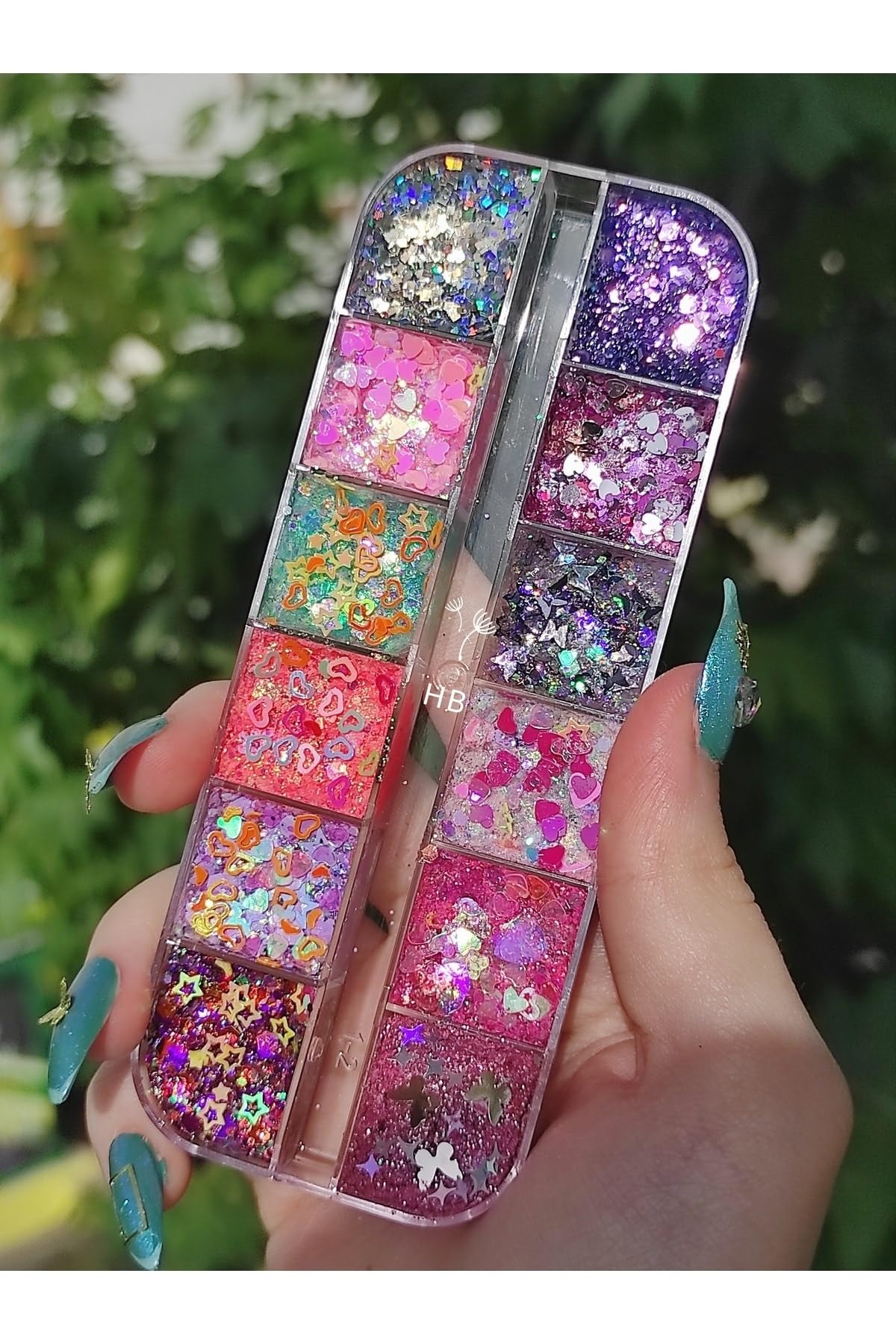 Hb Tasarım Glitter Jel Far Simli Kremsi Jel Far Paleti 3, 758899868