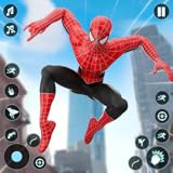リアルスパイダーロープヒーロー フライングファイター オープンワールドアドベンチャー3D – スーパーヒーローゲーム 2025