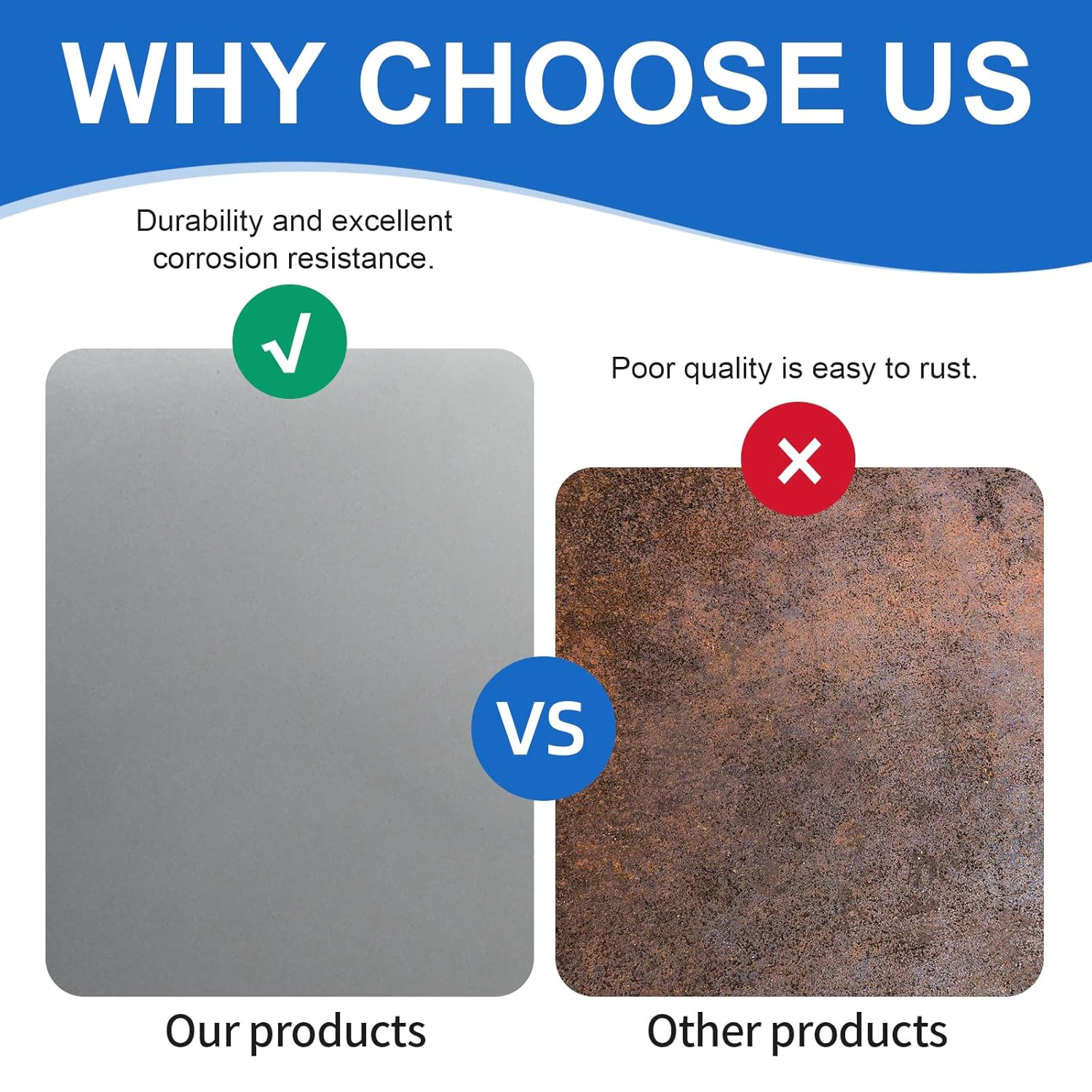 Steel Indoor/Outdoor Electrical Junction Box, 12×8×6 inches Waterproof and dustproof Electrical Enclosure with mounting Base Plate Wall-Mounted Lockable Electrical Junction Box