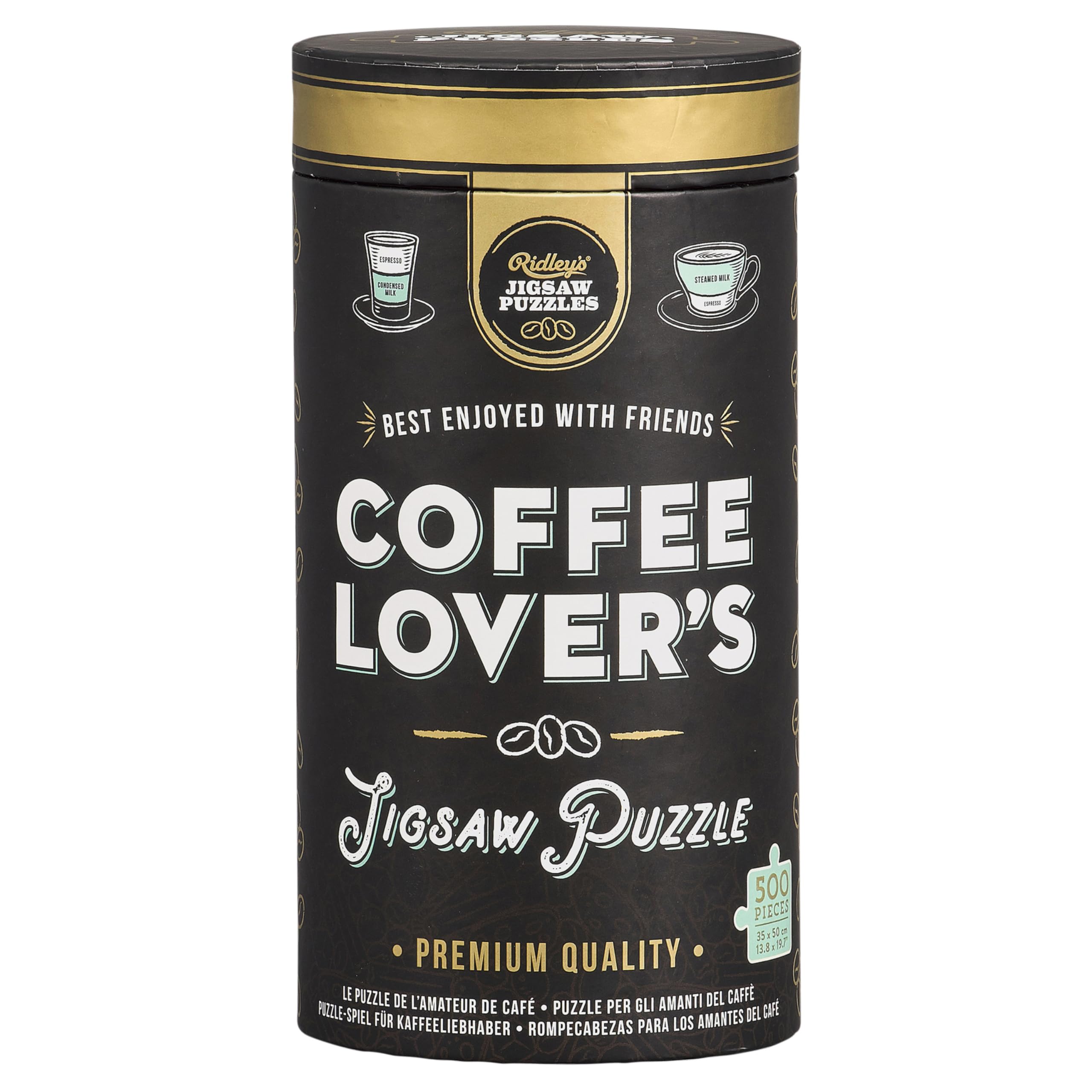 Amazon.com: Ridley's Coffee Lover's 500-Piece Jigsaw Puzzle