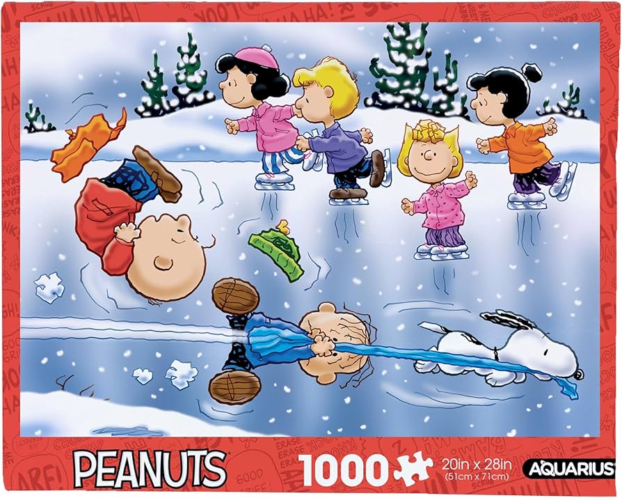Amazon.com: AQUARIUS Charlie Brown Christmas Skating Puzzle