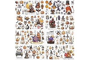 Halloween Rub on Transfers for Crafts