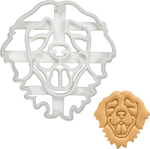 Golden Retriever Face cortador de galletas, 1 pieza - Bakerlogy