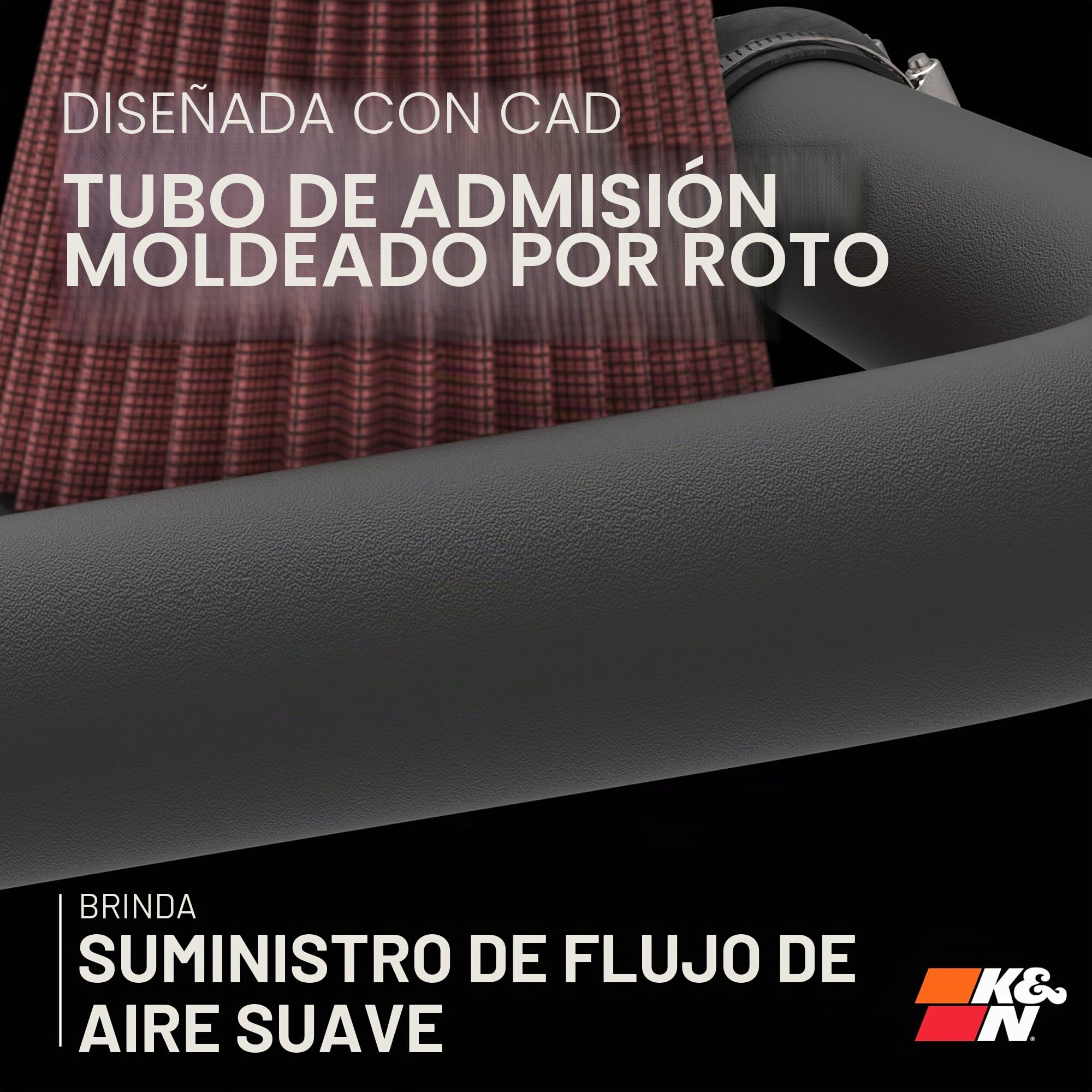 K&N 57S-4900 Kit de Admisión de rendimiento Coche