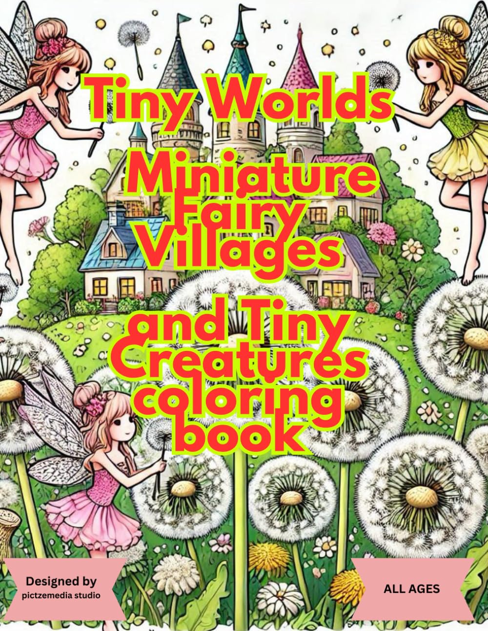 Tiny Fairy Worlds – A Coloring Journey Through Miniature Magical Lands