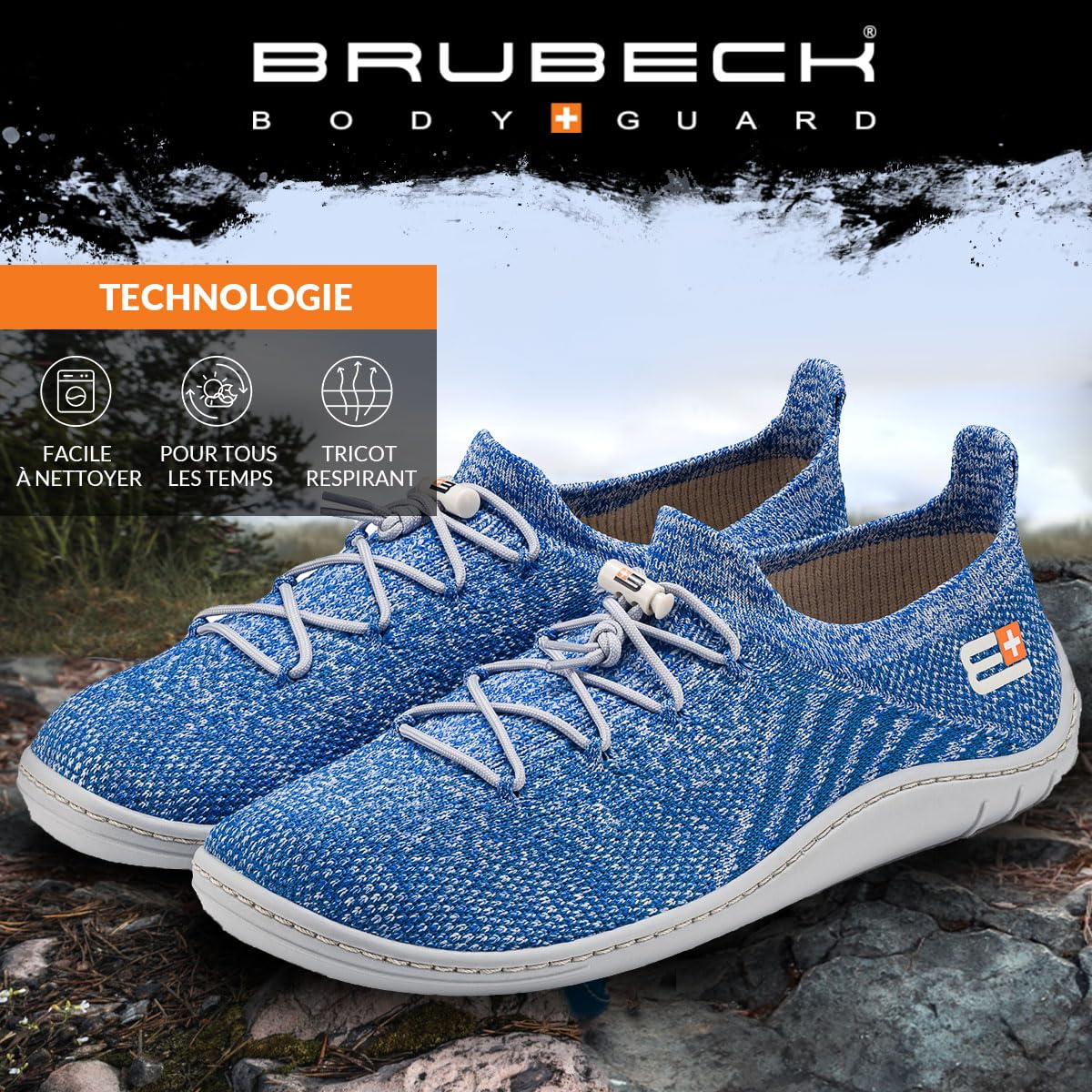 BRUBECK Merino SH5004 wygodne buty do chodzenia boso, damskie | Barefoot
