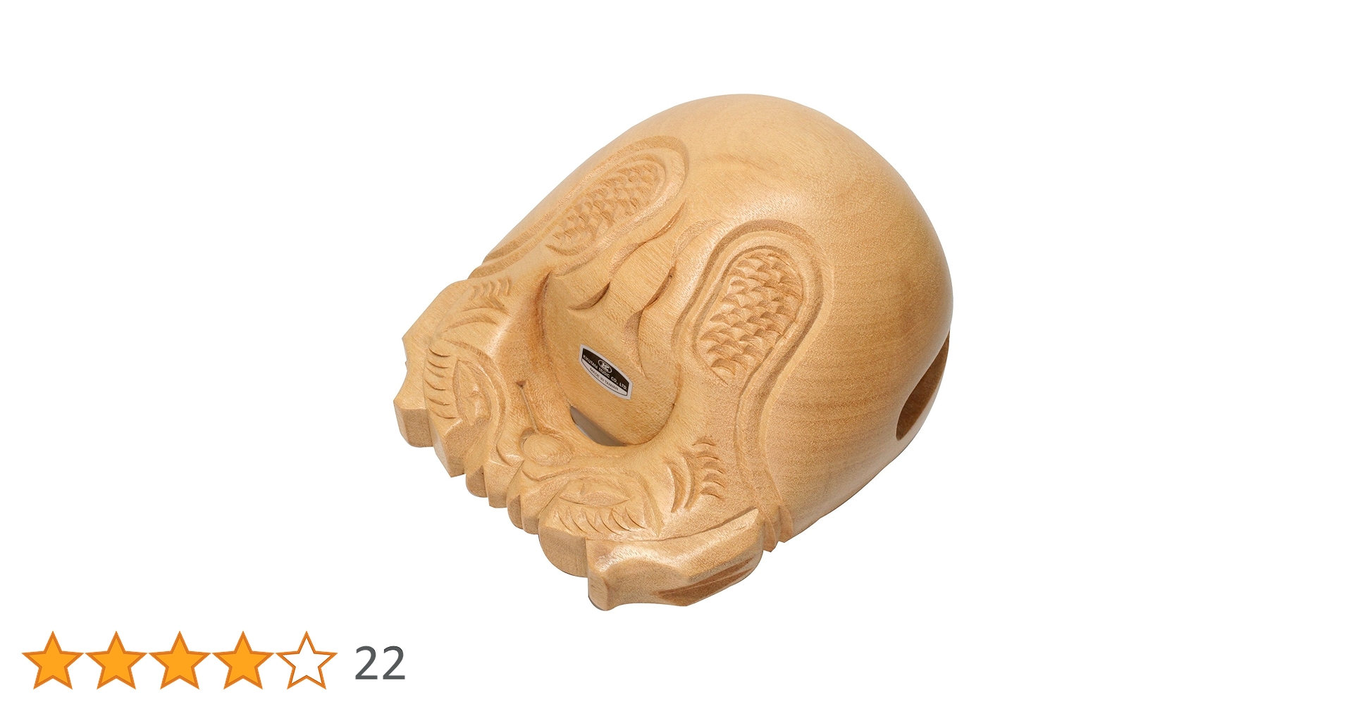 キクタニ 木魚 5寸 15cm TB-15 バチ付き 81XoSfPy6GL.jpg_BO30,255,255,