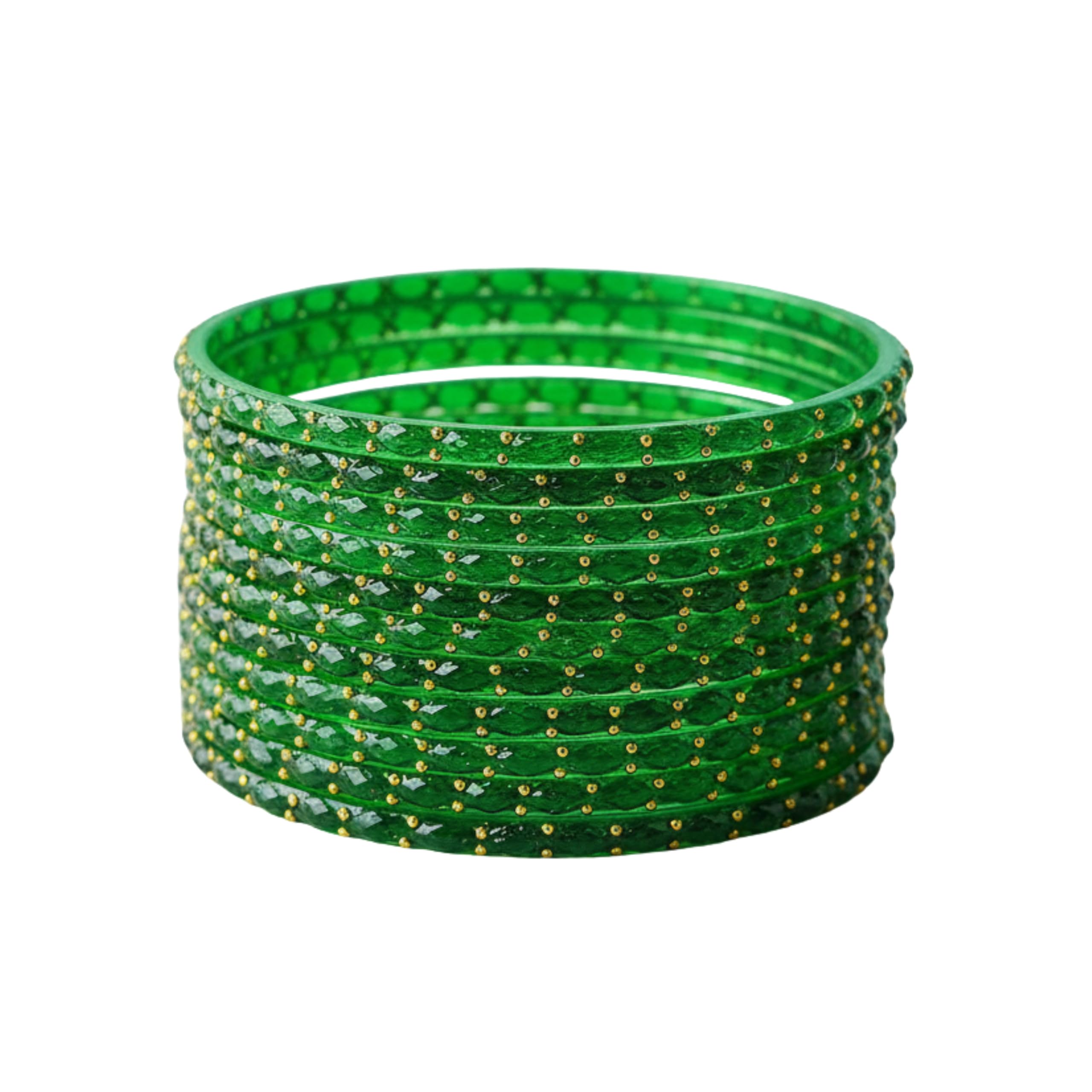 MAA VAISHNODEVI ENTERPRISES Women's Plain & Glossy Finished Raindrop Glass Bangles Set for Women|Traditional Ethnic Chudi for Wedding, Party & Regular- Set of 12 Pcs of One Color-image-48