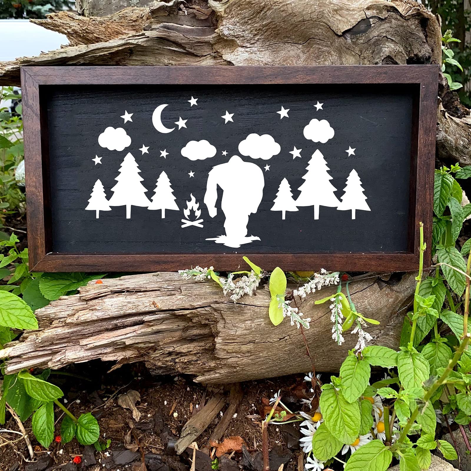 8 Plantillas de Stencil Grandes para Pintar sobre Madera, Plantillas Reutilizables para Decoración del Hogar, Manualidades, Varios Tamaños