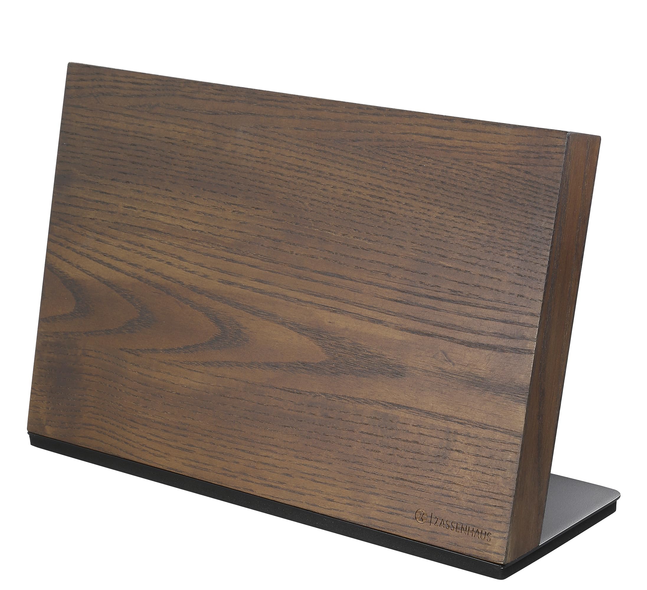 Zassenhaus STUDIO magnetyczny blok na noże, na 8 noży, drewniany uchwyt na noże, magnetyczny | do noży do mięsa, tasaków i innych | 36 × 12,5 × 23 cm | drewno jesionowe/stal nierdzewna