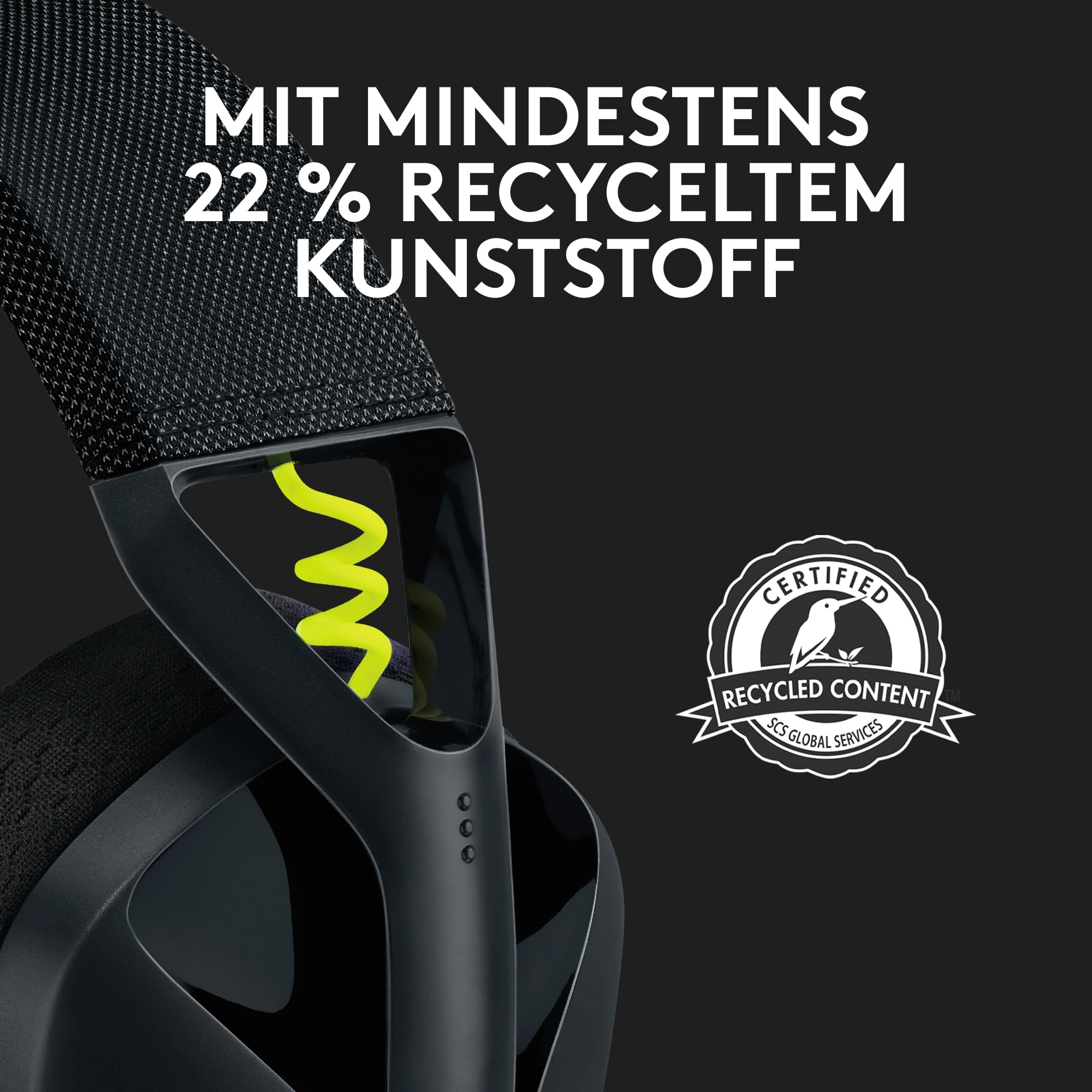 Logitech G G435 LIGHTSPEED Kabelloses Gaming-Headset Bluetooth Over-Ear 18h Akkulaufzeit Dolby Atmos PC PS4 PS5 Nintendo Switch Schwarz