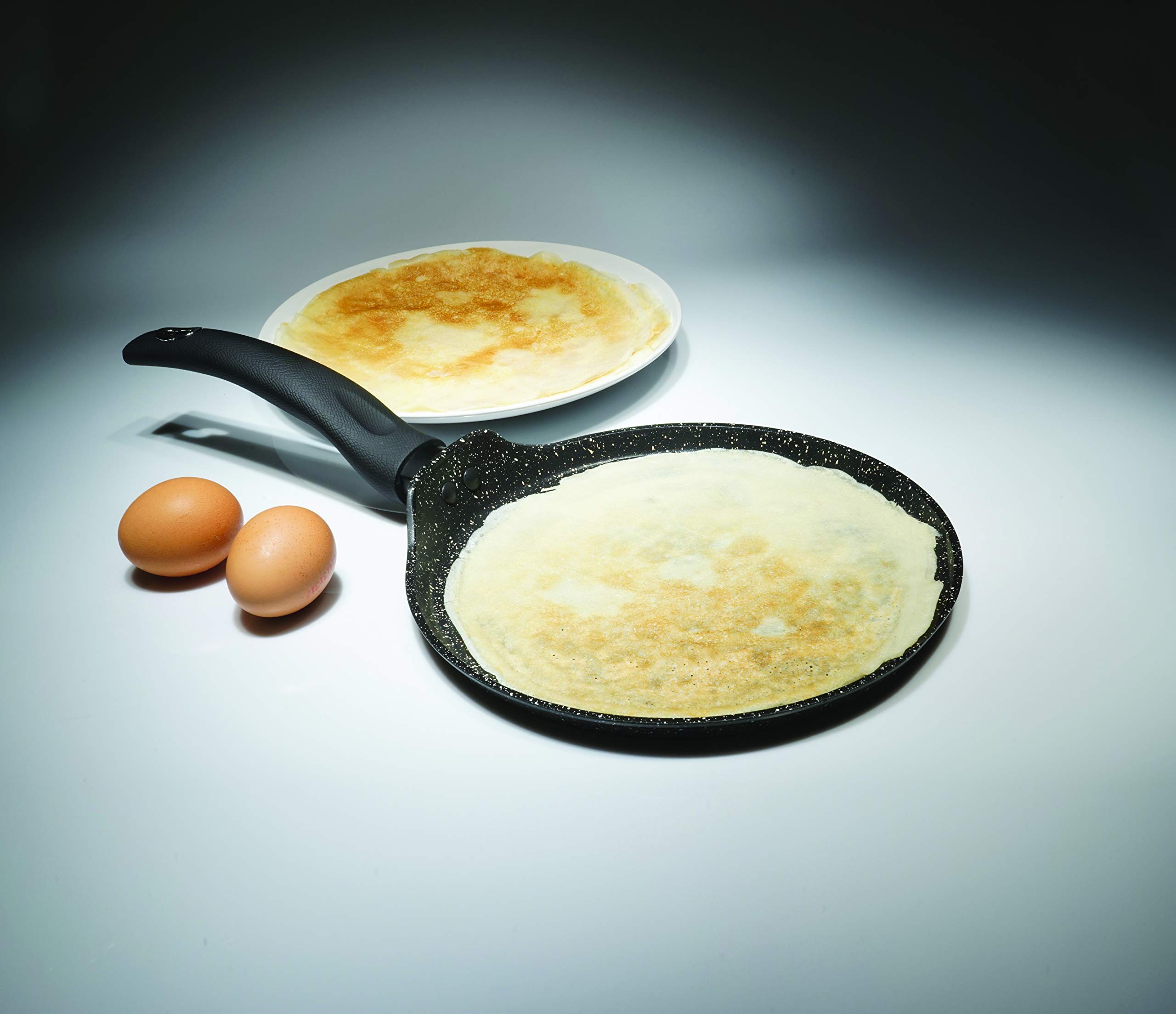 Sartén Tiross para crepes, tortitas, revestimiento antiadherente. Apto para todos los tipos de cocina y para el lavavajillas., acrílico, 28 cm