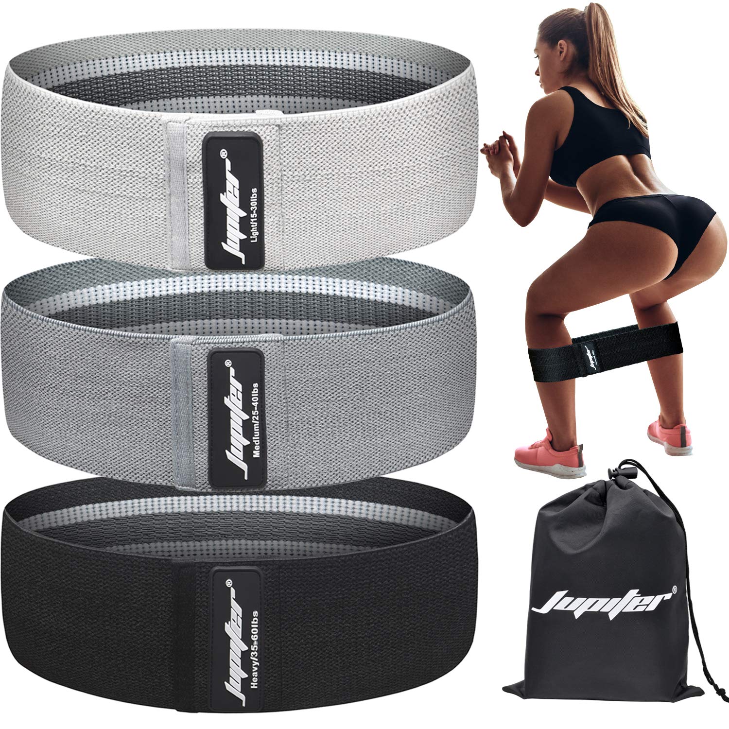 Resistance Bands for Legs and Butt Exercise Bands Booty Bands Hip Bands Wide Workout Bands Sports for Squat
