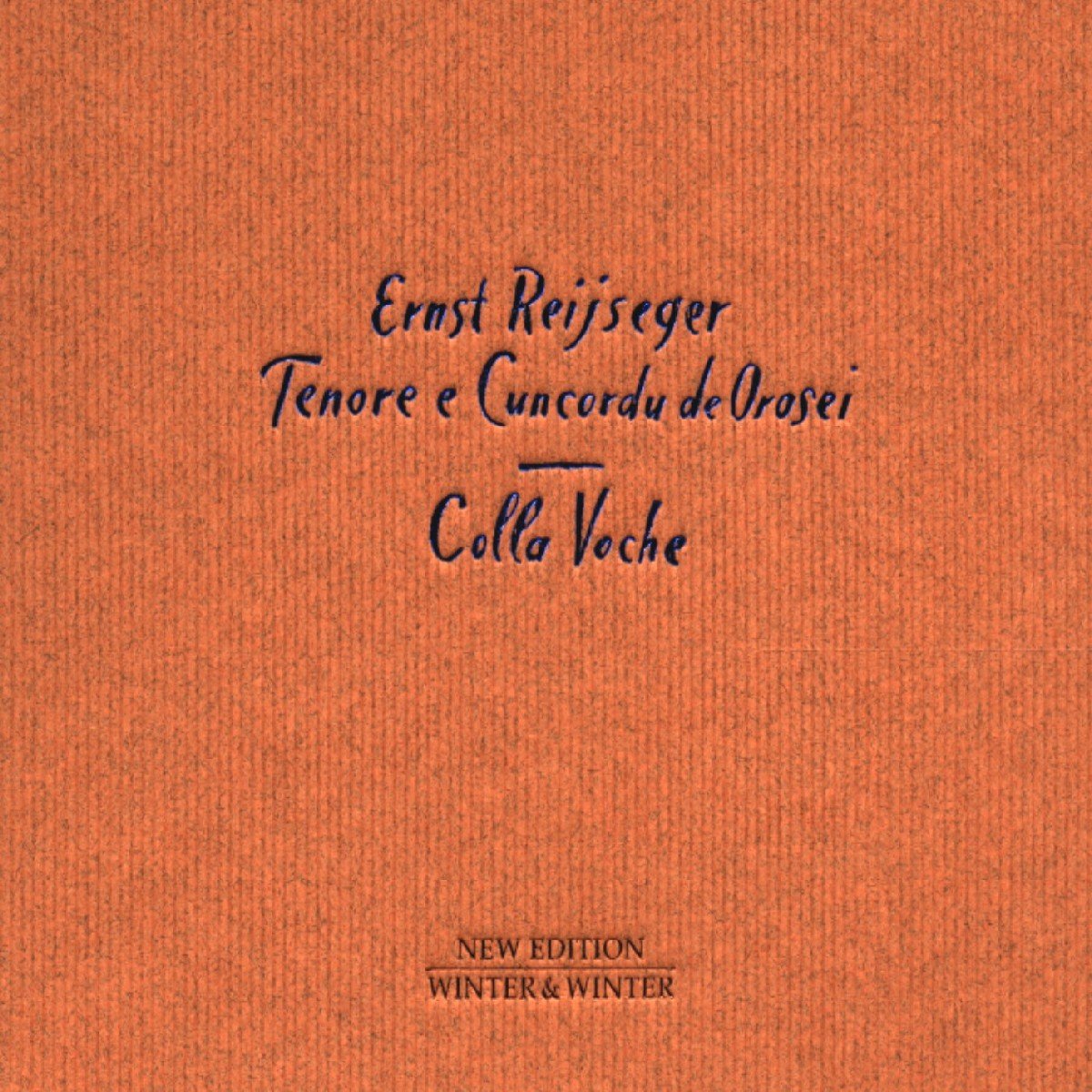 Ernst Reijseger. Colla Voche