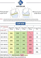 Vista 4 de Women's Fit Camisole with Built in Bra - Spaghetti Straps Camis Tank