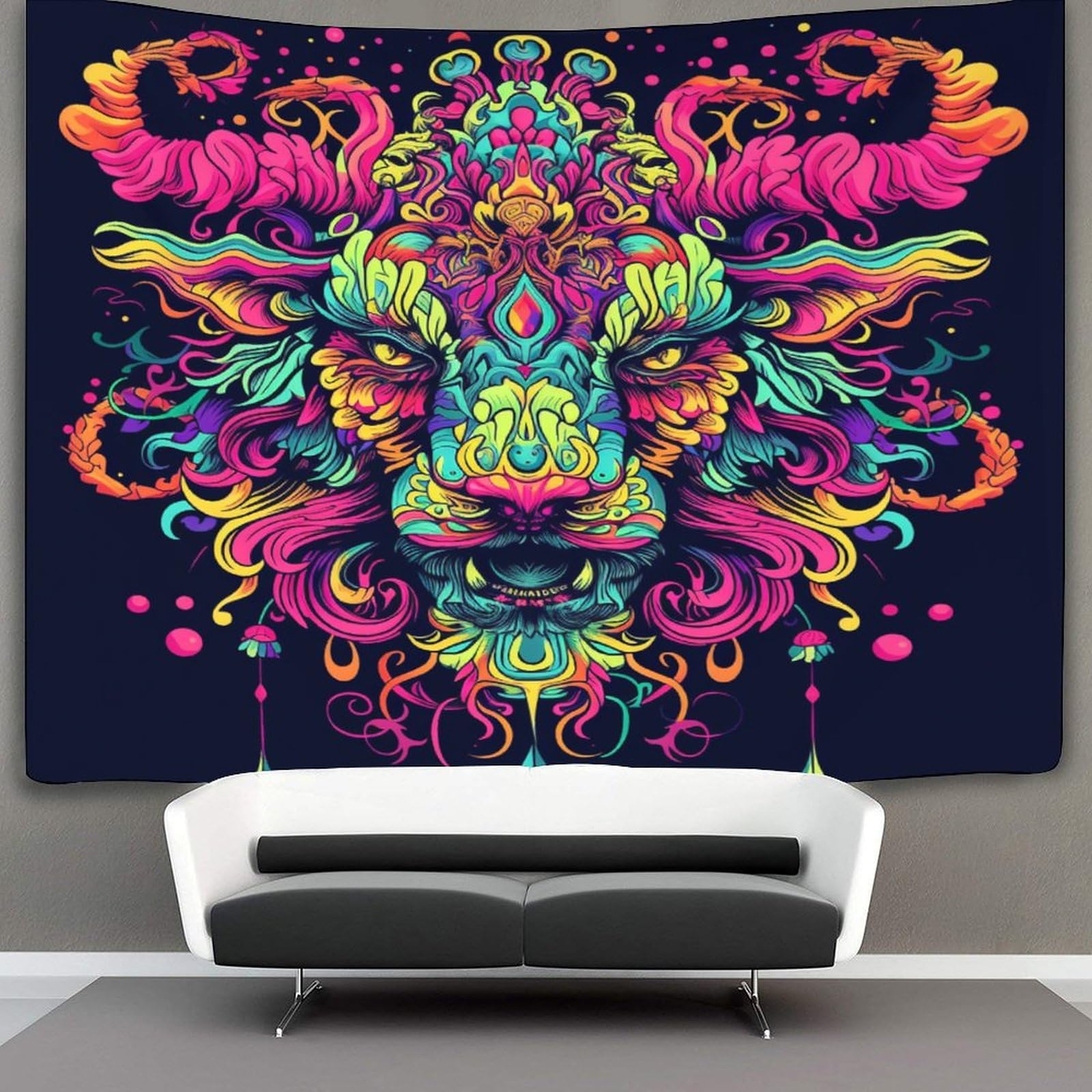 kaiyun Graffiti Art Decor Tapestry,Animal Wall Art Tapestries Wall Hangings for Living Room Bedroom Dorm 180cmx230cm
