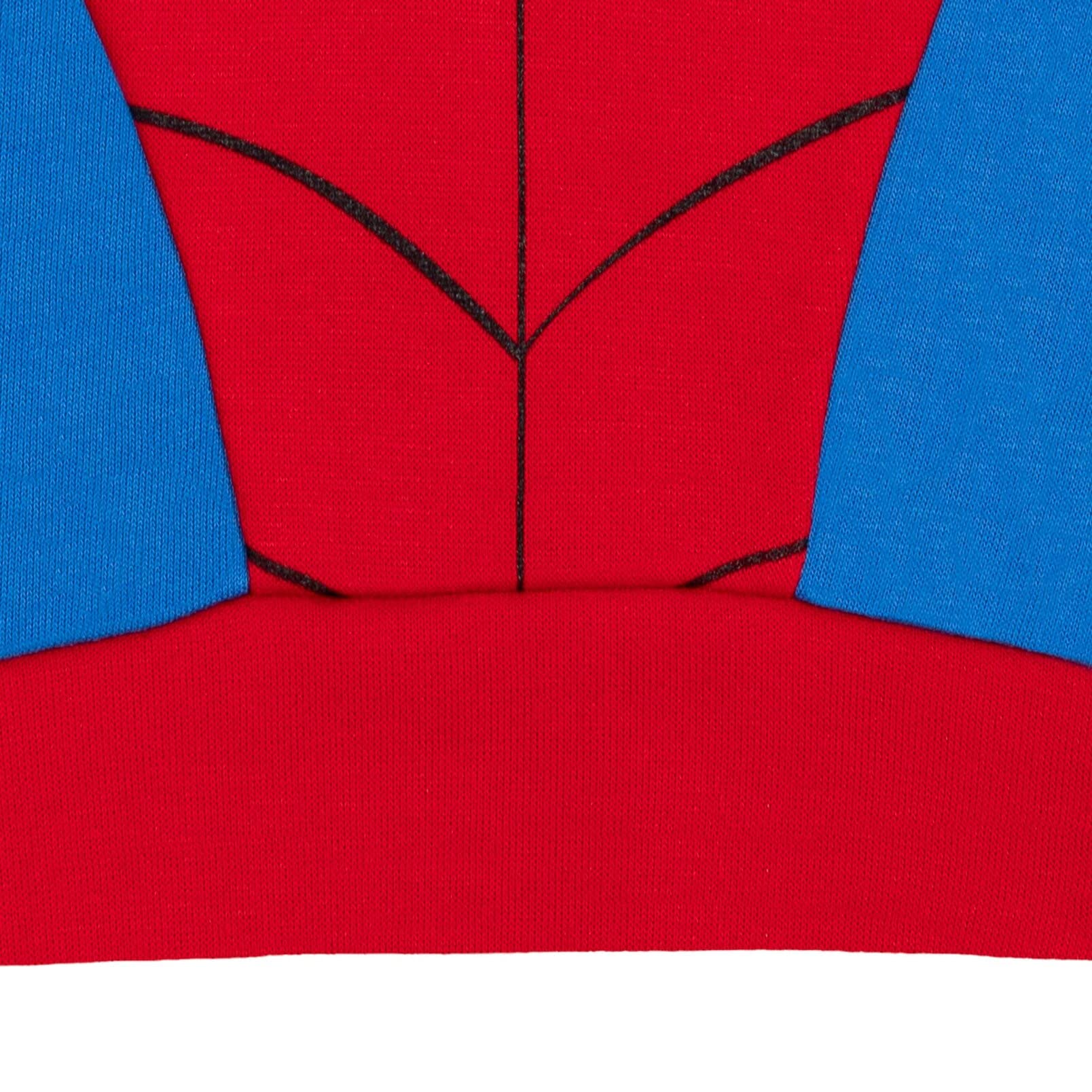 Marvel Avengers Spiderman chłopięca polarowa bluza z kapturem dla malucha dla dużego dziecka