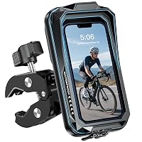 ENONEO Porta Cellulare Moto Antivibrazione Universale 360° Supporto Telefono Bici