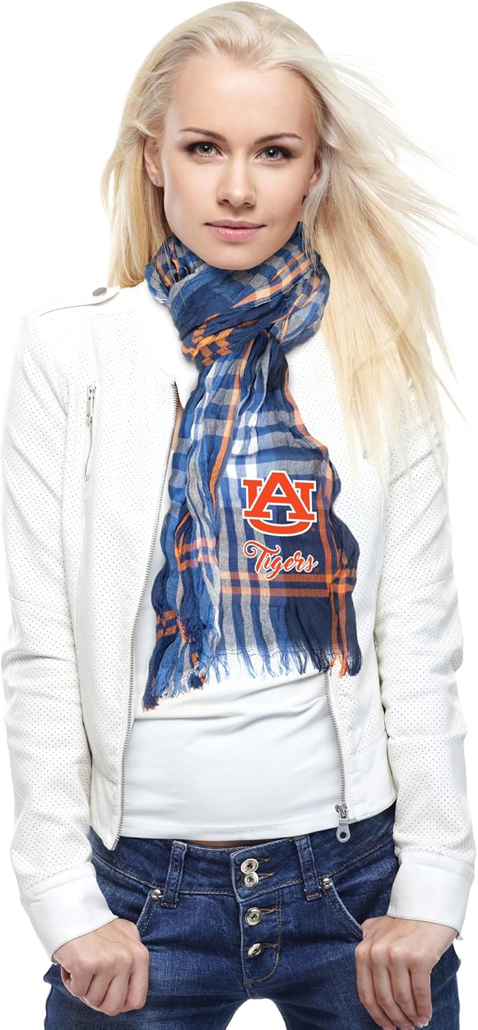 Littlearth NCAA Crinkle Scarf Plaid