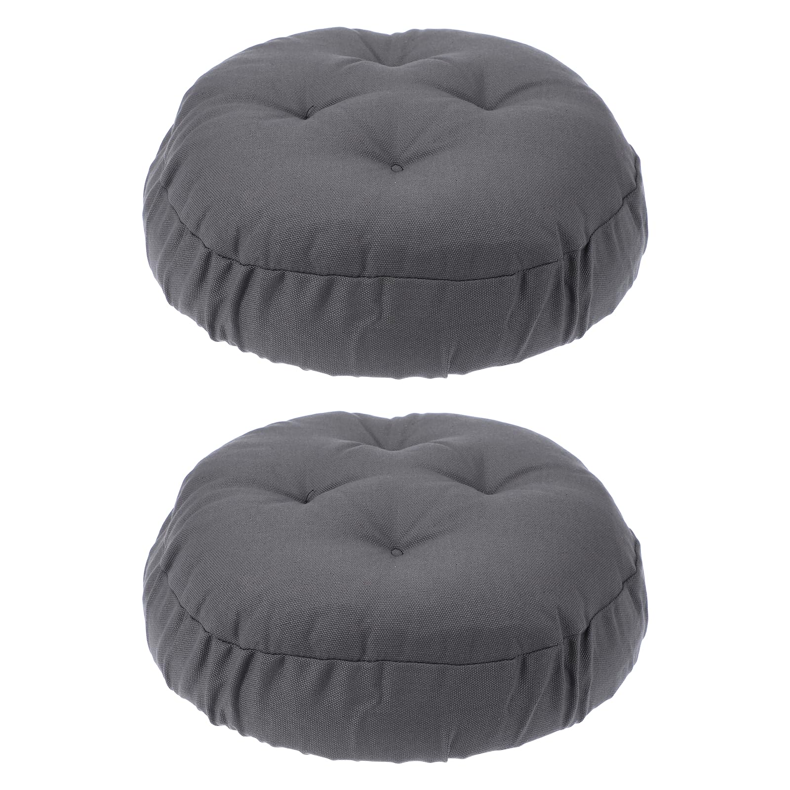 Housse de tabouret de bar gris foncé de 12 pouces lot de 2