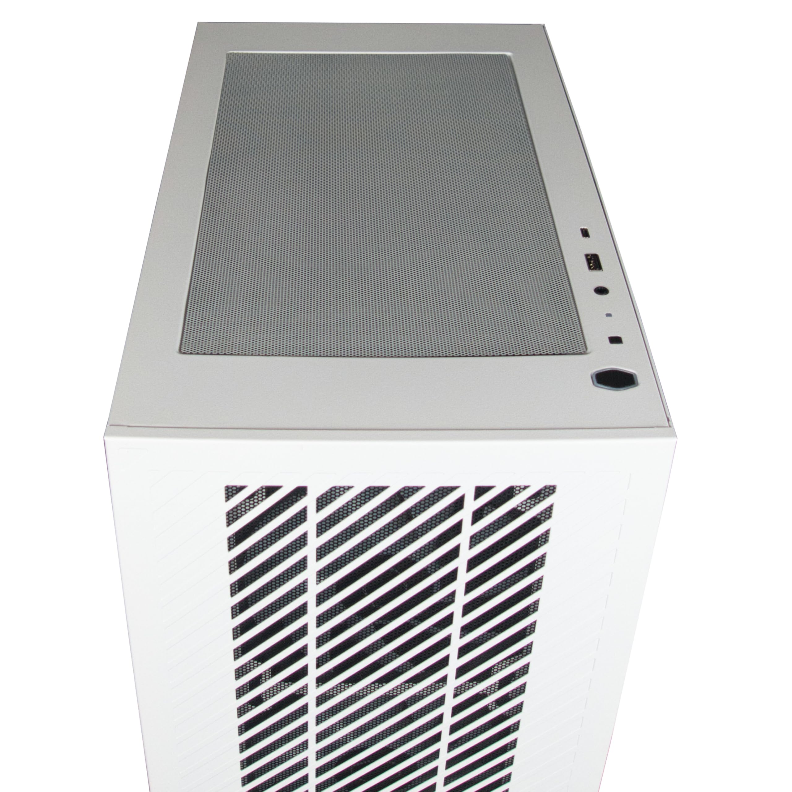 White Gaming PC AMD Ryzen 7 9800X3D bis 5,2 GHz Turbo 64GB DDR5-6000MHz 4TB M.2 SSD AMD Radeon RX 9070 XT 16GB GDDR6 Wi-Fi 240mm Wasserkühlung Windows 11 Pro einstellbare RGB-Beleuchtung