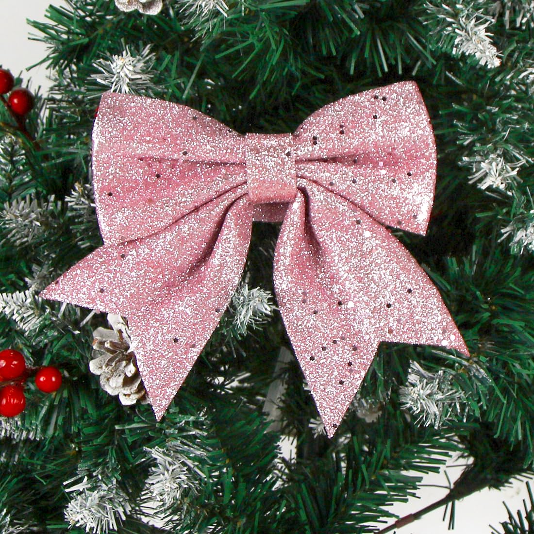 Rosa Satin-Schleife 66x105 Cm – Große Dekoschleife Für Weihnachten, Hochzeit, Geschenke