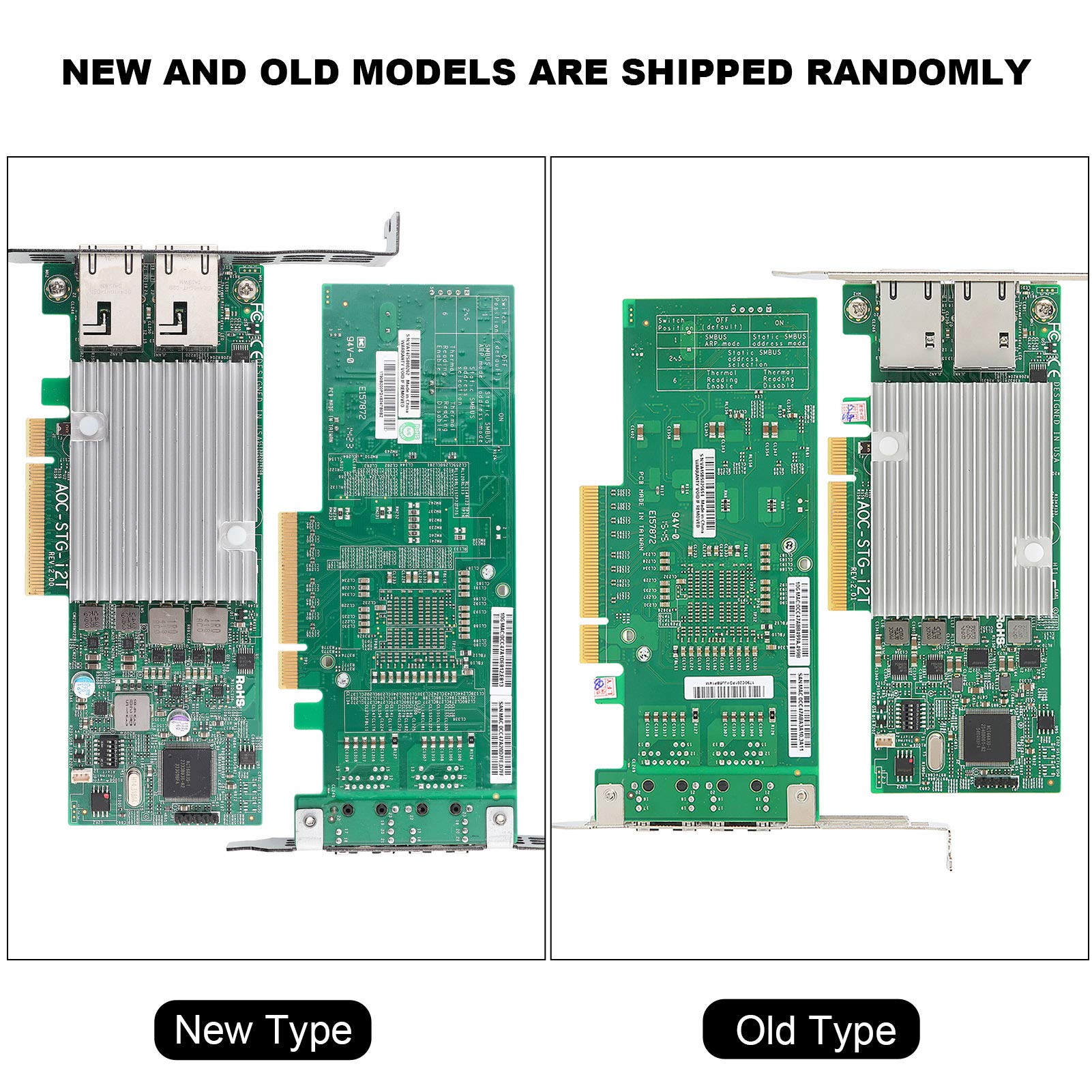 Greensen Karta Sieciowa 10GbE Dwuportowa Karta Sieciowa RJ45 dla STG I2T X540 T2 PCIe 2.0 Niskoprofilowa dla Serwera ESXi i Miękkiego Routingu