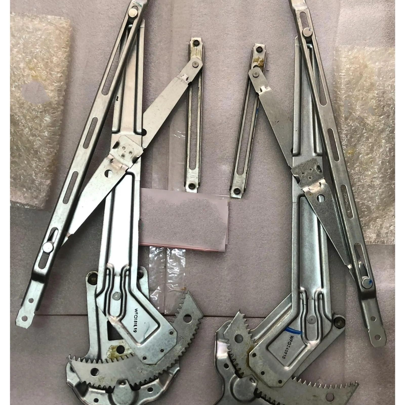 Dnhqknoaf 1 Pair Front L R Front Left Window Regulator Window Lifter Regulators Assy Front Left & Right For Ranger 2006-2011 Ur5759590a(1 Pair Front L R)