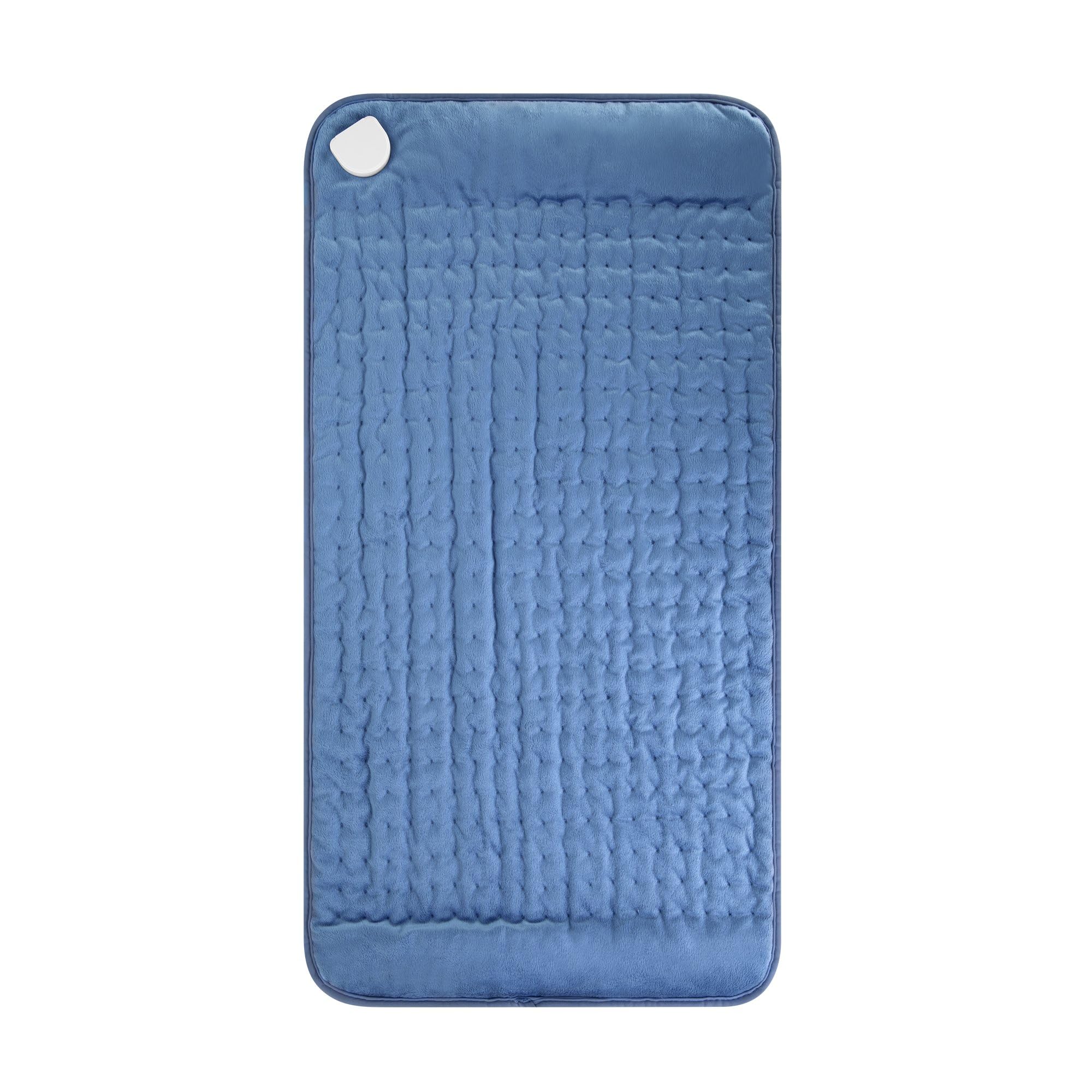 Heating Pad for Back Pain Relief & Cramps, Heating Pads with Auto Shut Off Large, 6 Heat Settings Electric Heated Pad, Gifts for Men, Ice Blue