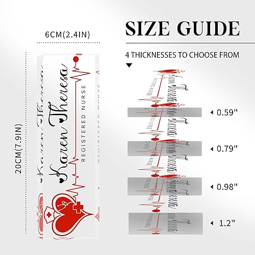 Miniatura 36 de Placa de nombre de oficina personalizada, regalos personalizados para mujeres y hombres, regalos de agradecimiento para empleados, jefes, jamaica