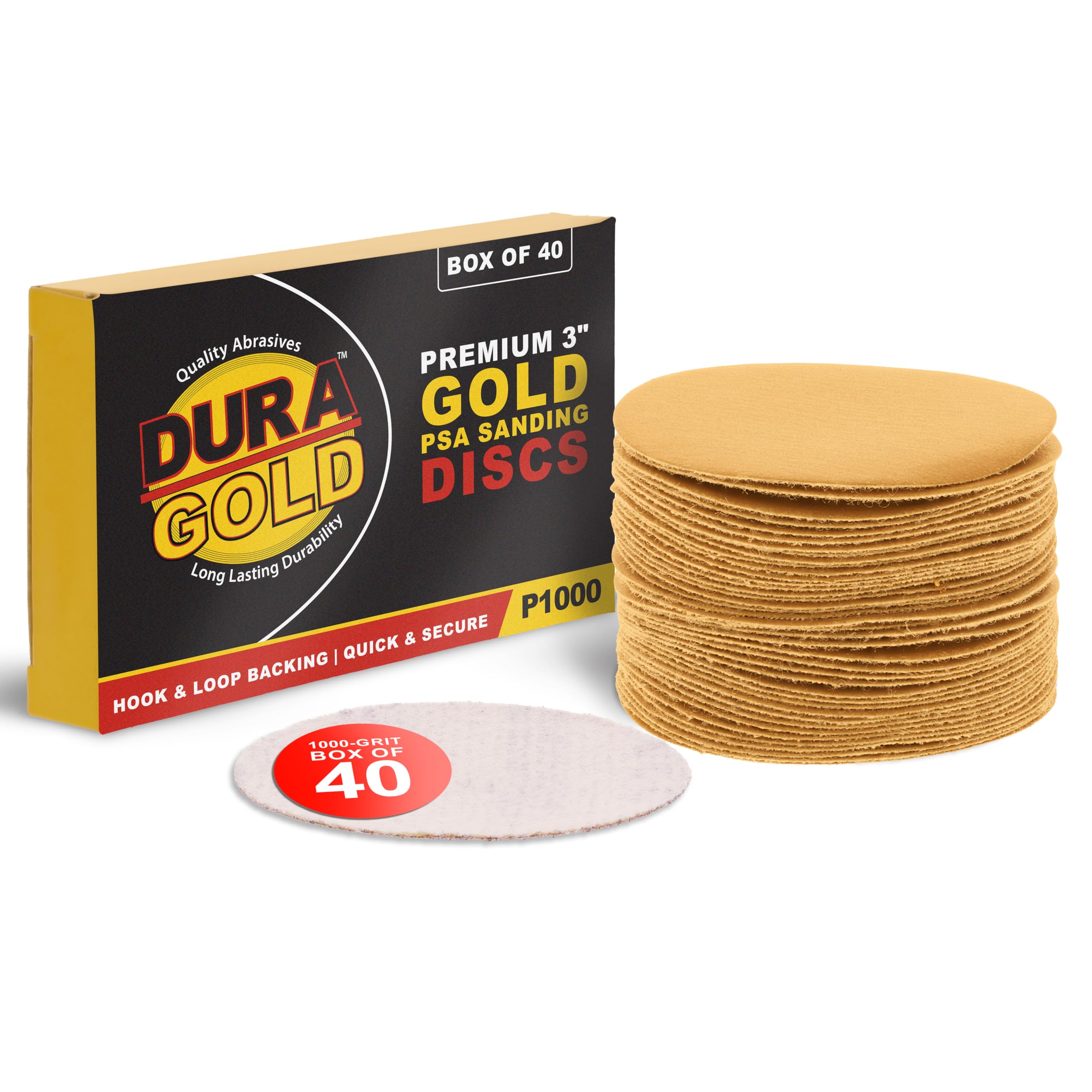 Dura-Gold Sanding Discs - 30 Pack, 120 Grit -12