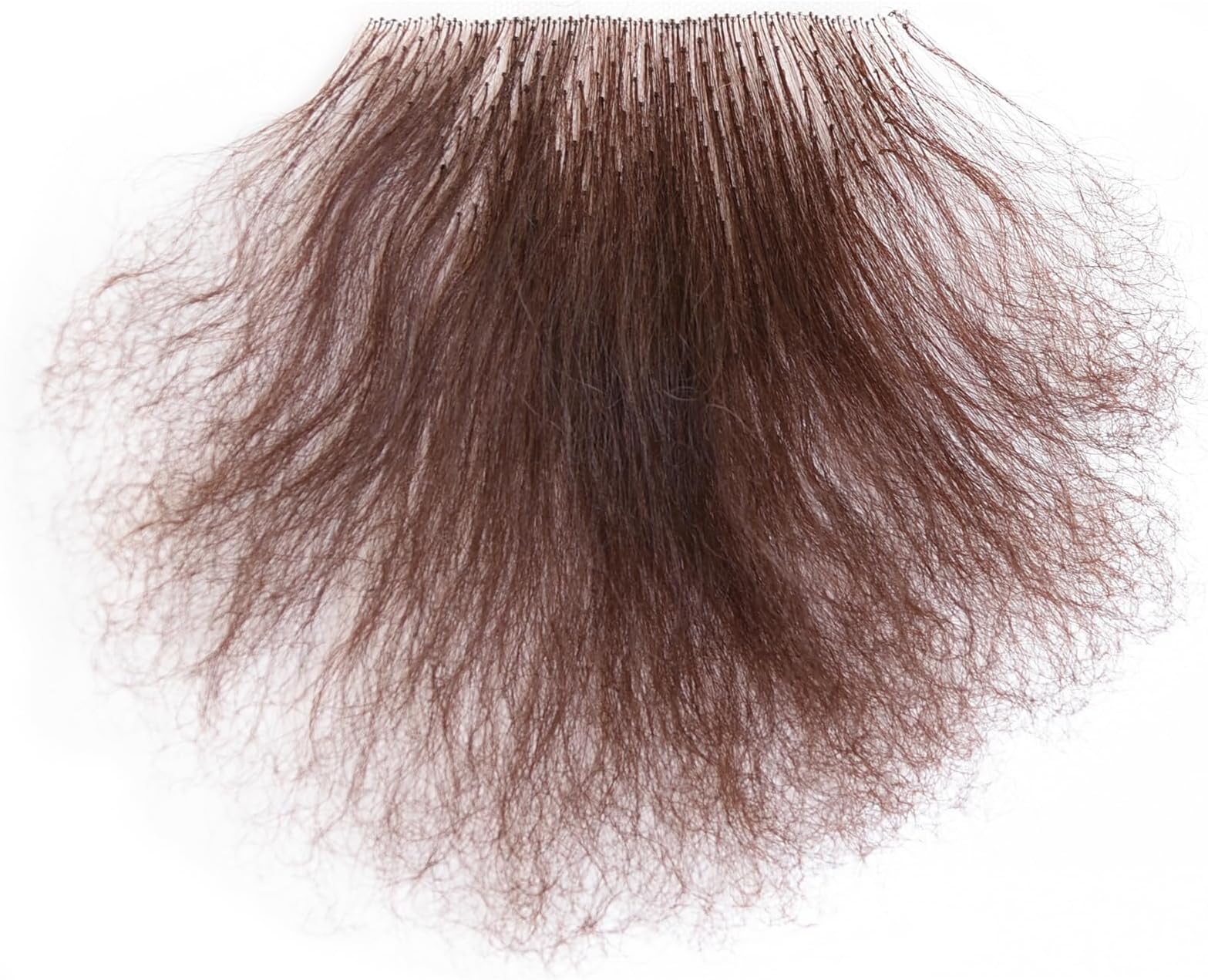 Fake Private Hair Handmade Biniki Hair Temprature Fiber Adding Volume (Style4, Dark Brown)