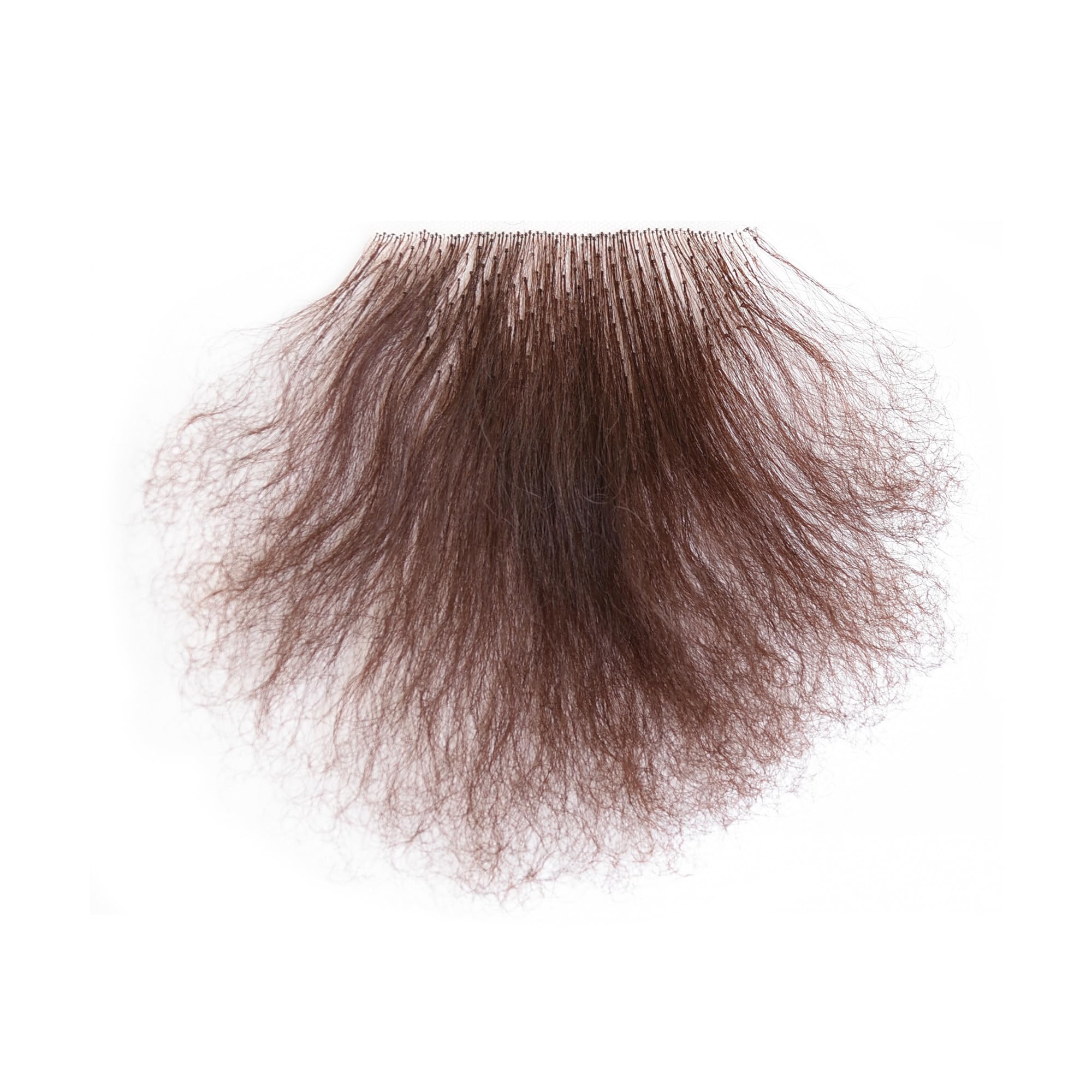 Fake Private Hair Handmade Biniki Hair Temprature Fiber Adding Volume (Style4, Dark Brown)