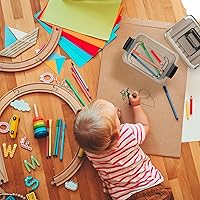 Vista 7 de Nazhura Contenedor de almacenamiento de plástico, cajas de almacenamiento apilables y encajables con tapas blancas y hebillas de cierre seguras