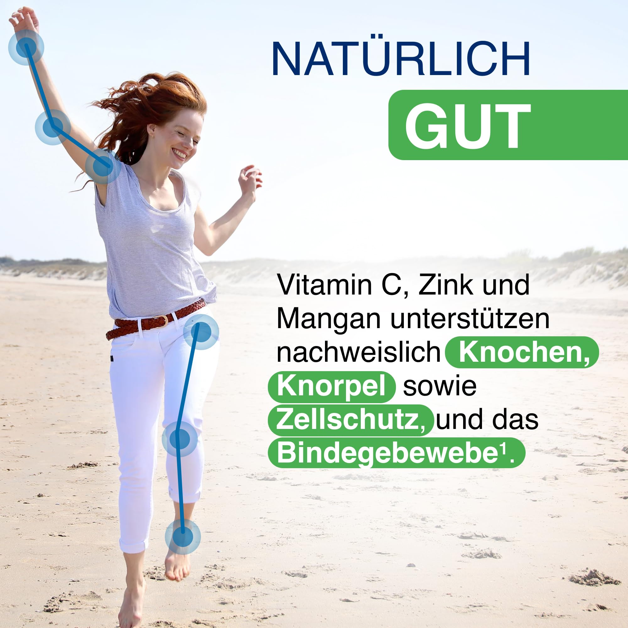 Gelencium MSM Plus hochdosiert – 2.000 mg MSM aus Kiefern – 120 Kapseln | Mit Vitamin C für die Kollagenbildung (Knorpel & Knochen) · 2.000 mg MSM aus Kiefern pro Tagesdosis · Plus Zink & Mangan