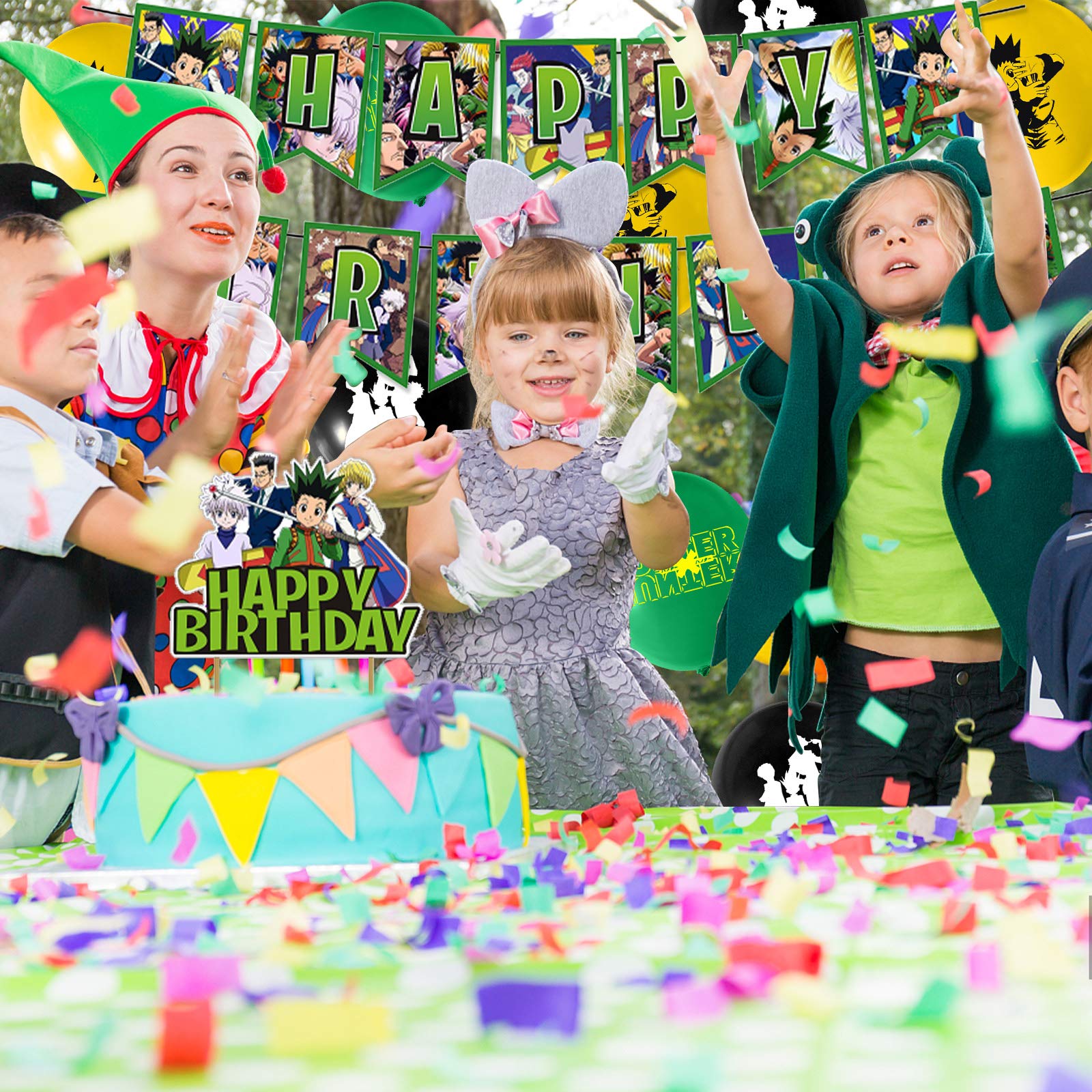 48 Stück Hunters Geburtstags Deko,Hunters Merch mit Happy Birthday