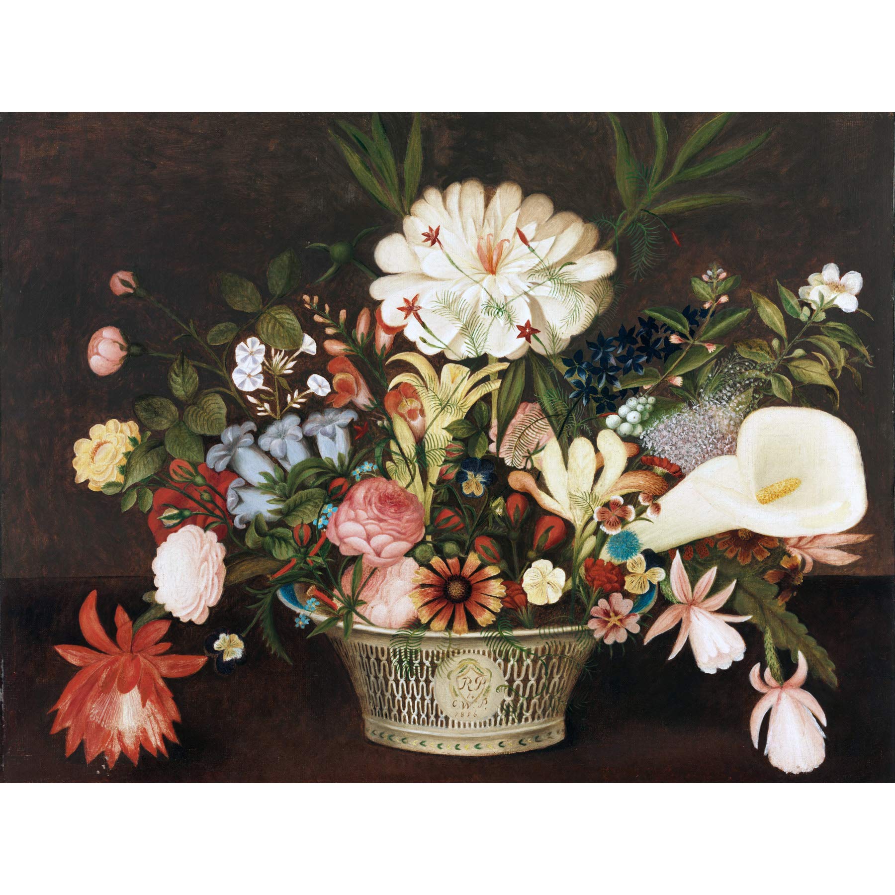 Rubens Peale American From Nature In The Garden, großer Kunstdruck, Wanddekoration, Premium-Wandbild