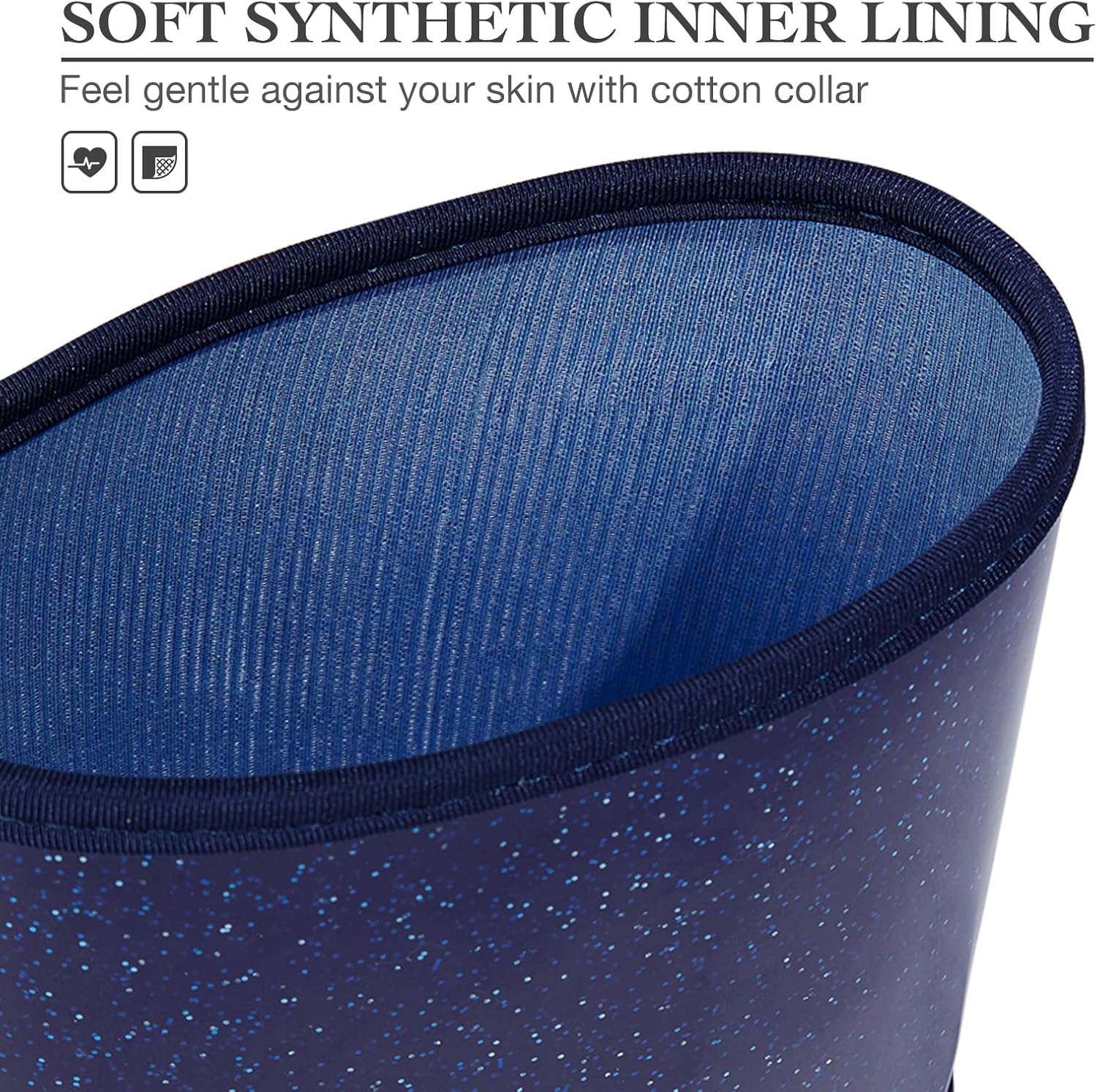 HISEA Women's Mid Calf Rain Boots Waterproof Garden Shoes Fashion Rubber Boots Anti-Slipping Rainboots for Ladies with Comfort Insole Lightweight Mid Height Outdoor Rain Shoes - Image 3