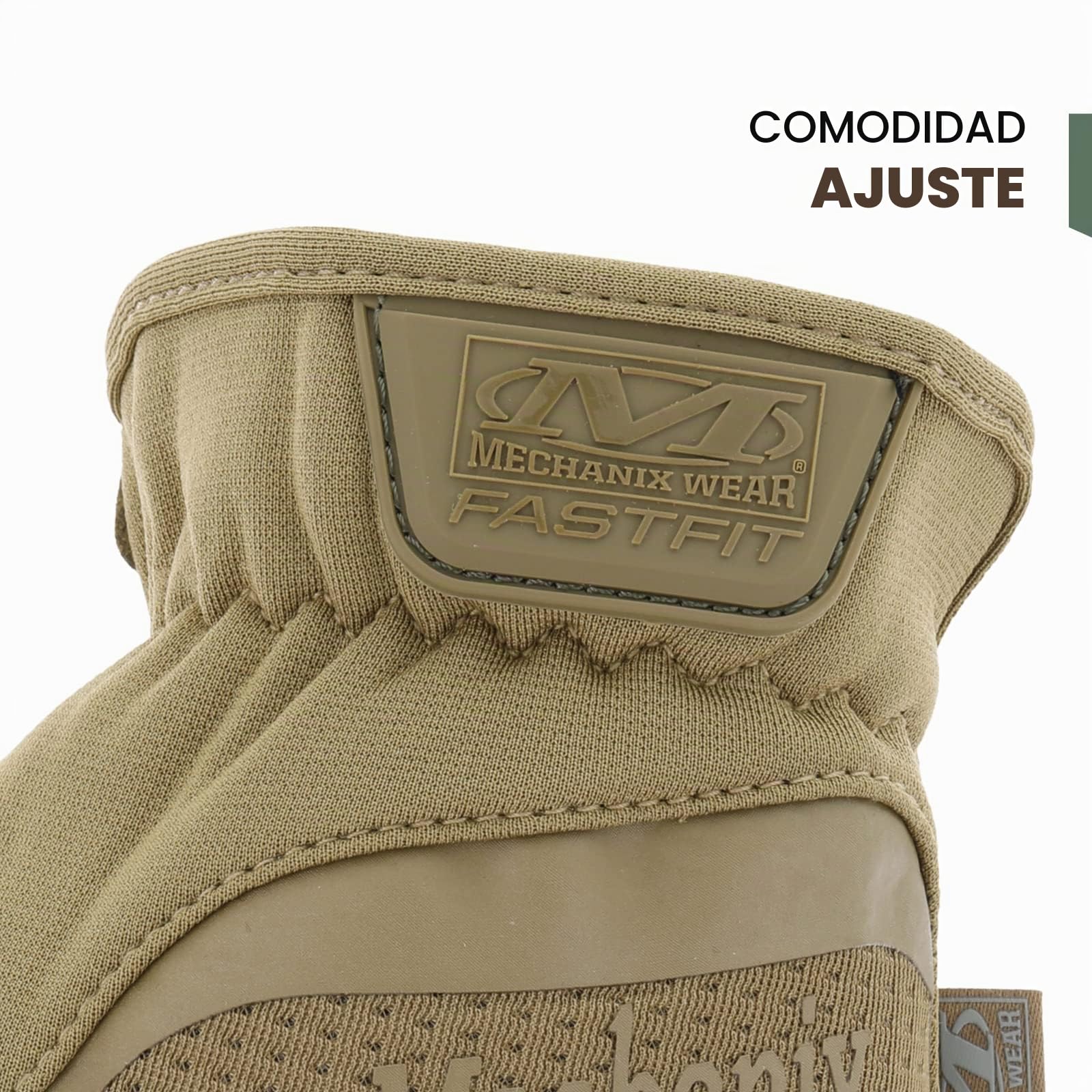 Mechanix Wear - FastFit Coyote Touch Screen Guantes (Small, Marrón)