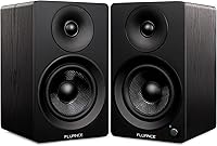 Vista 12 de Fluance Ai41 Altavoces de estantería estéreo 2.0 de 2 vías con alimentación, con soportes para altavoces, controladores de 5", amplificador de 90W