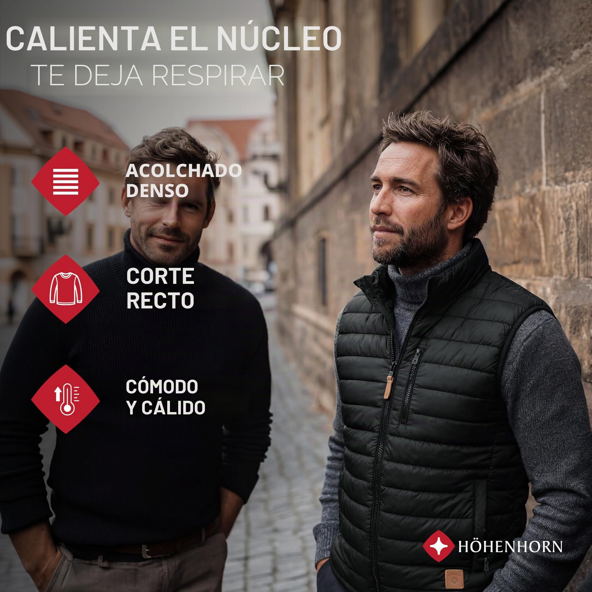 Höhenhorn Westalm - Chaleco acolchado para hombre